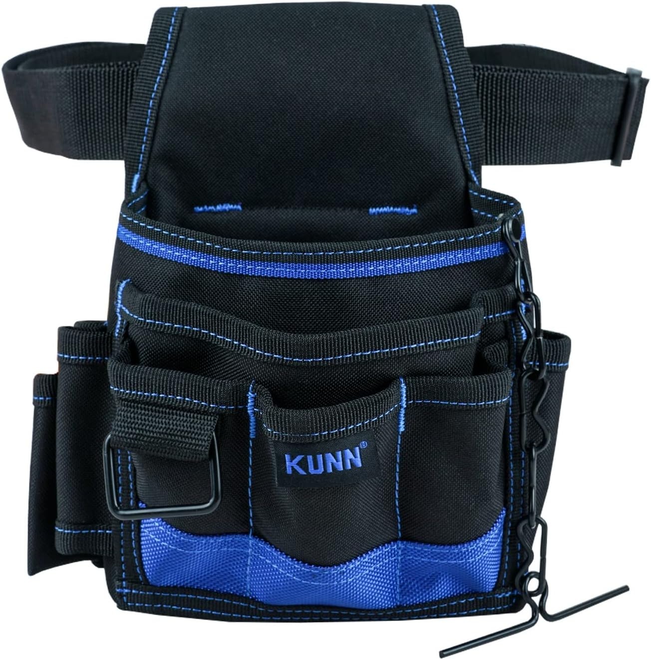 Durable Electrician Tool Belt Clip Pouch 13 Pockets
