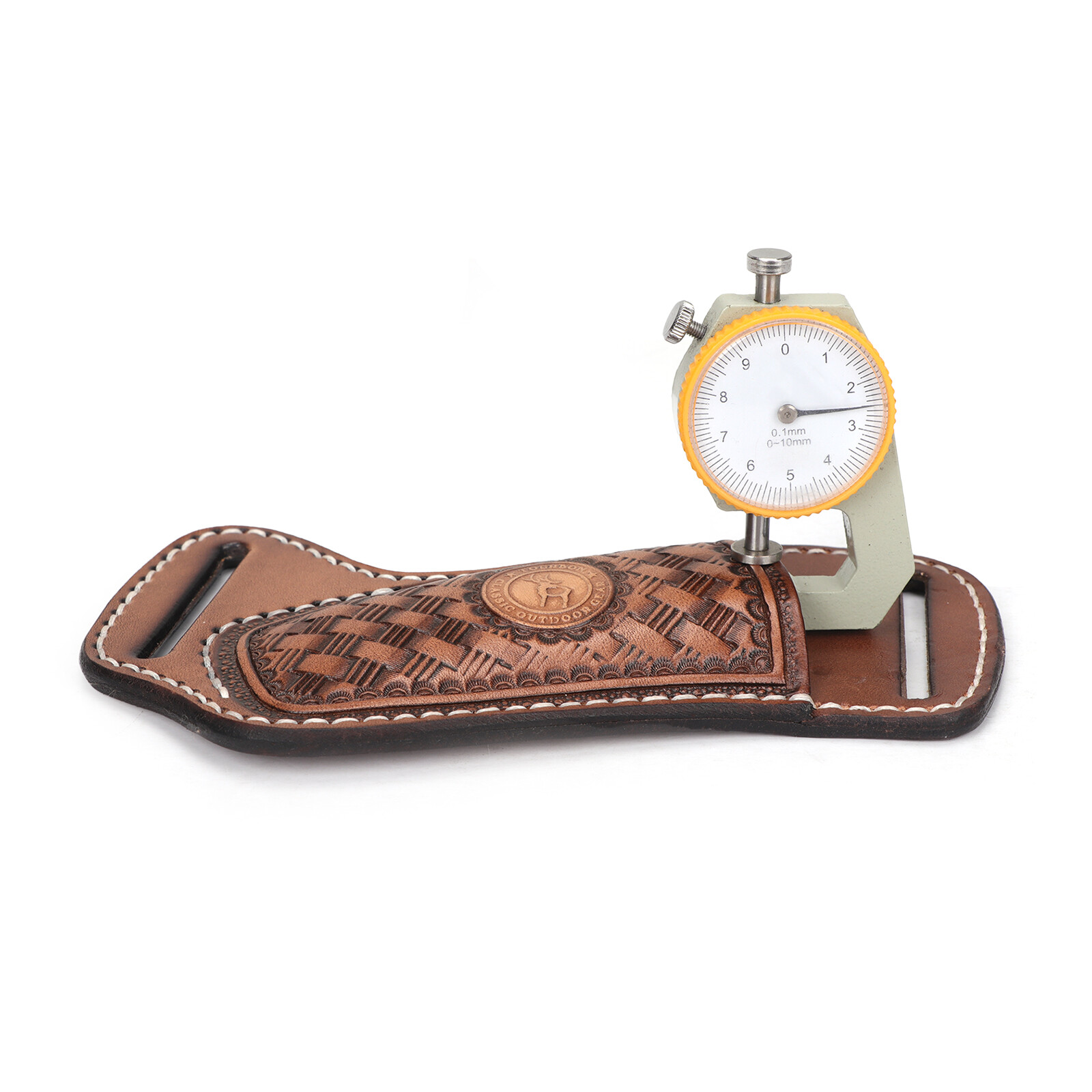 TOURBON Leather Folding Blade Knife Sheath Belt Pouch Tool Pocket Knives Holster