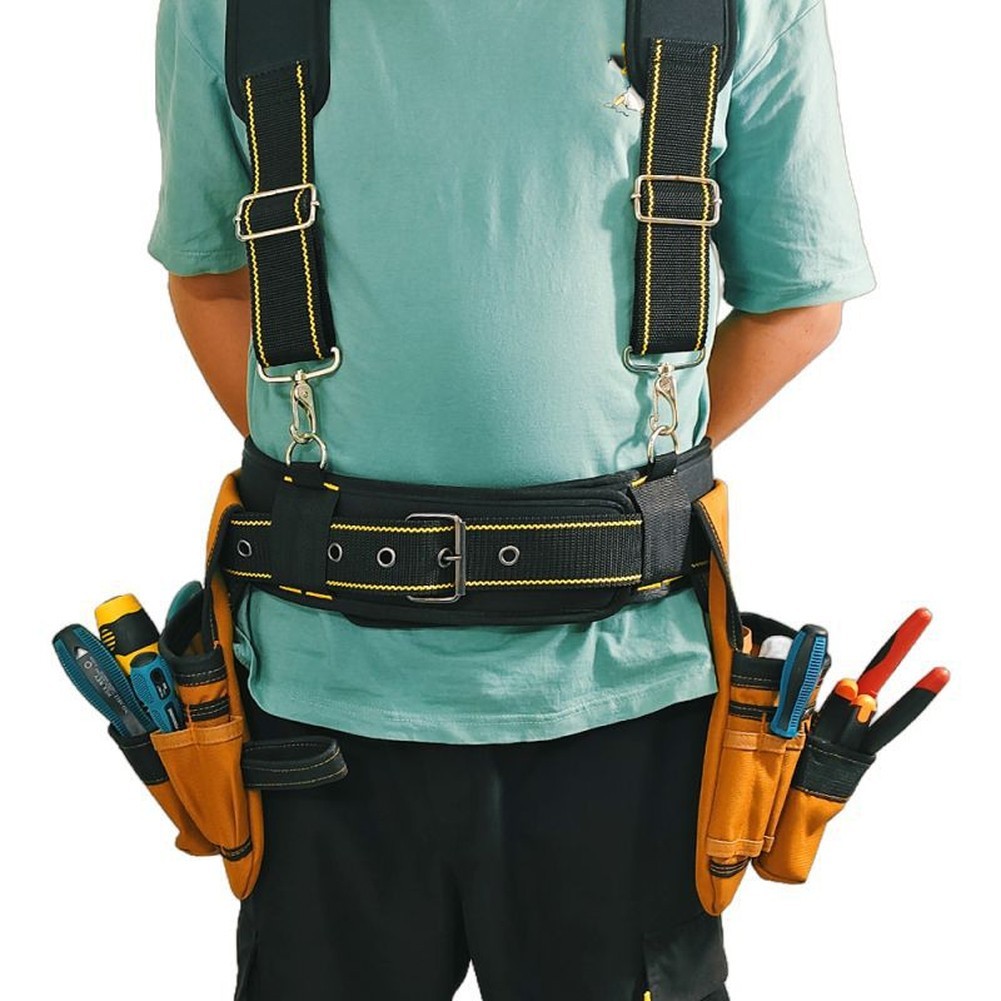 Oxford Tool Belt Carpenter Pouch Set Reinforced Stitching Extra-wide Belt Design