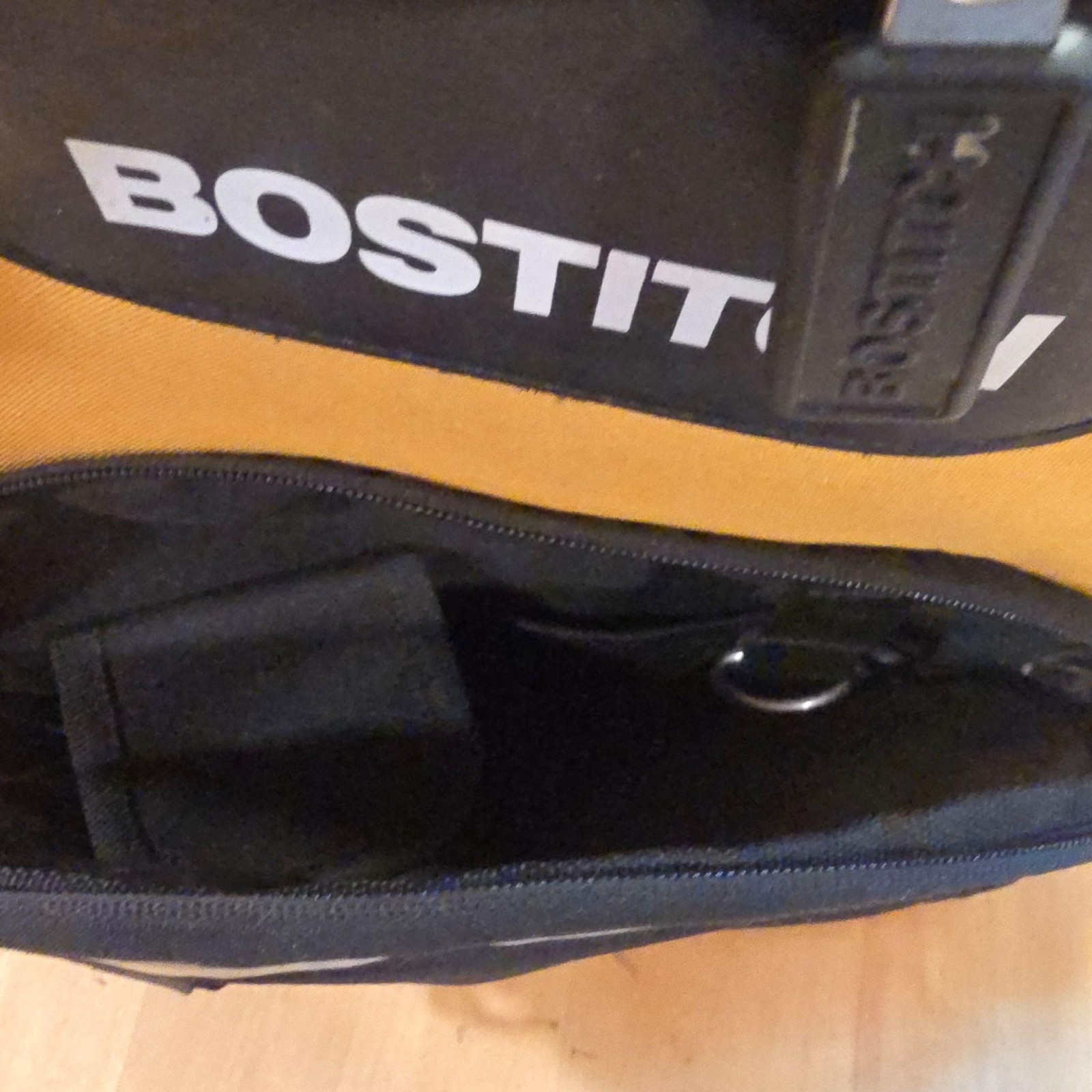 Bostitch Tool Backpack Adjustable Black Polyester Padded Handle Organizer Bag