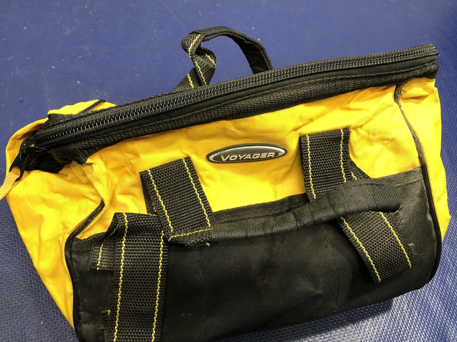 Voyager Tool Bag 11 x 8 x 8 black yellow small