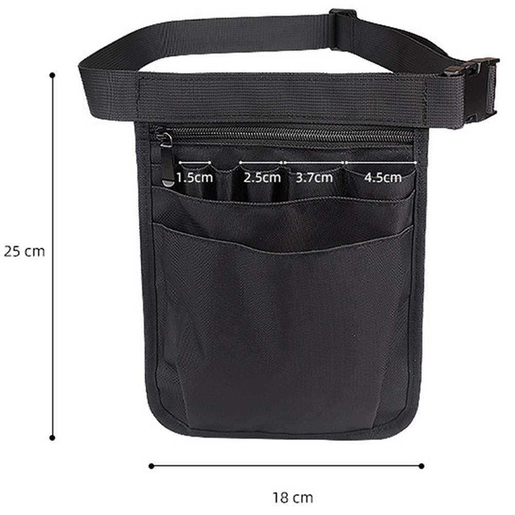 Adjustable Tool Waist Bag Featuring Waterproof Fabric and Resistant Design