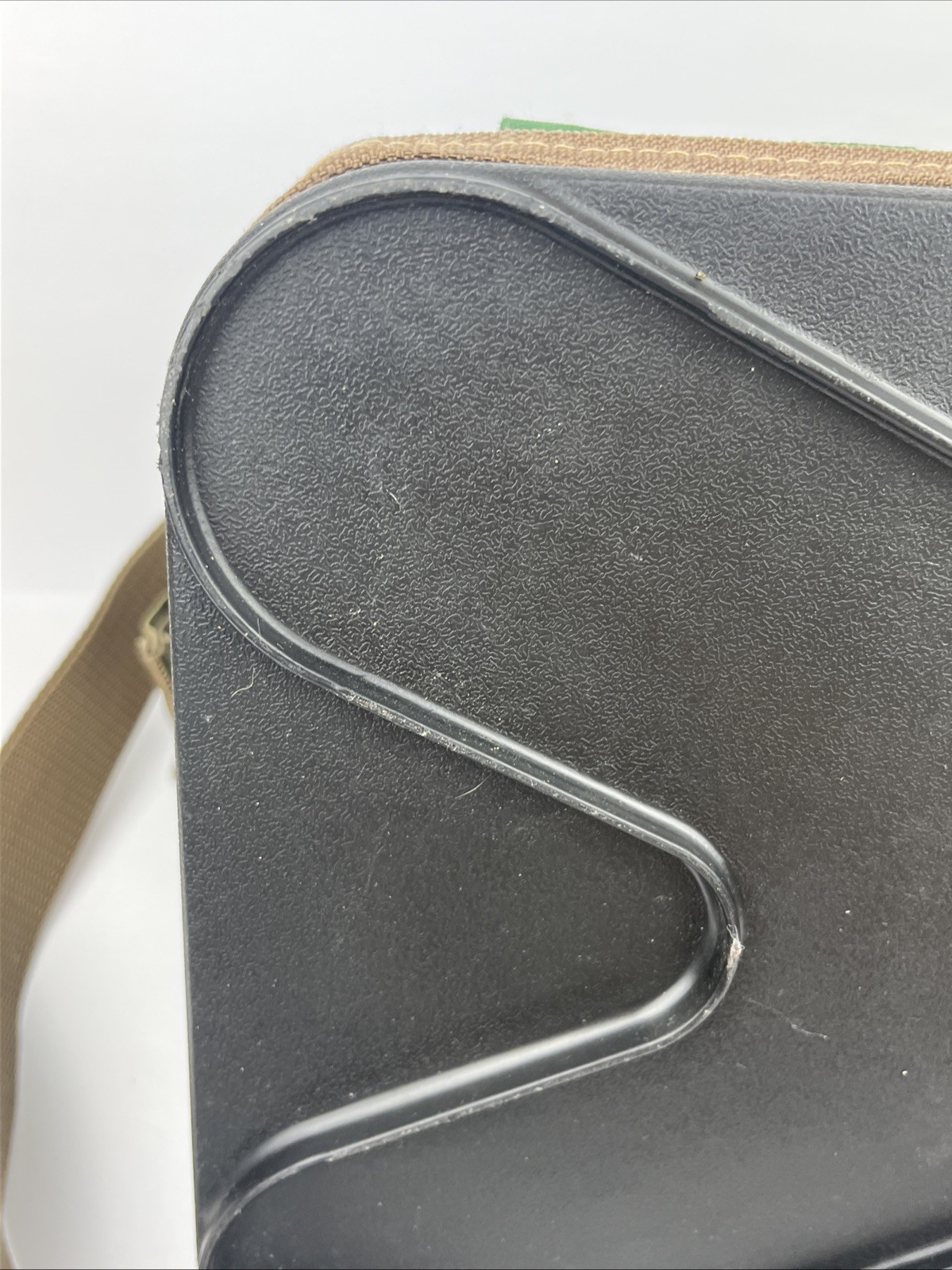 STANLEY 16″ Open Mouth Zipper Top Pockets Tool Bag Hard Bottom Green 16x11x9″