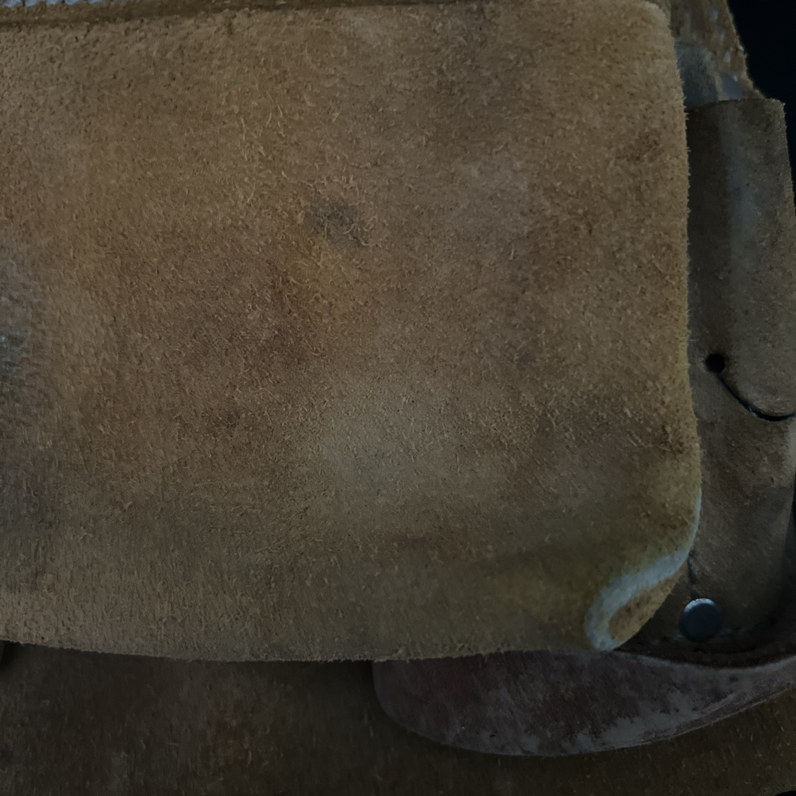 Vintage Custom Leather Craft Work Gear Tool Pouch Belt Made In USA