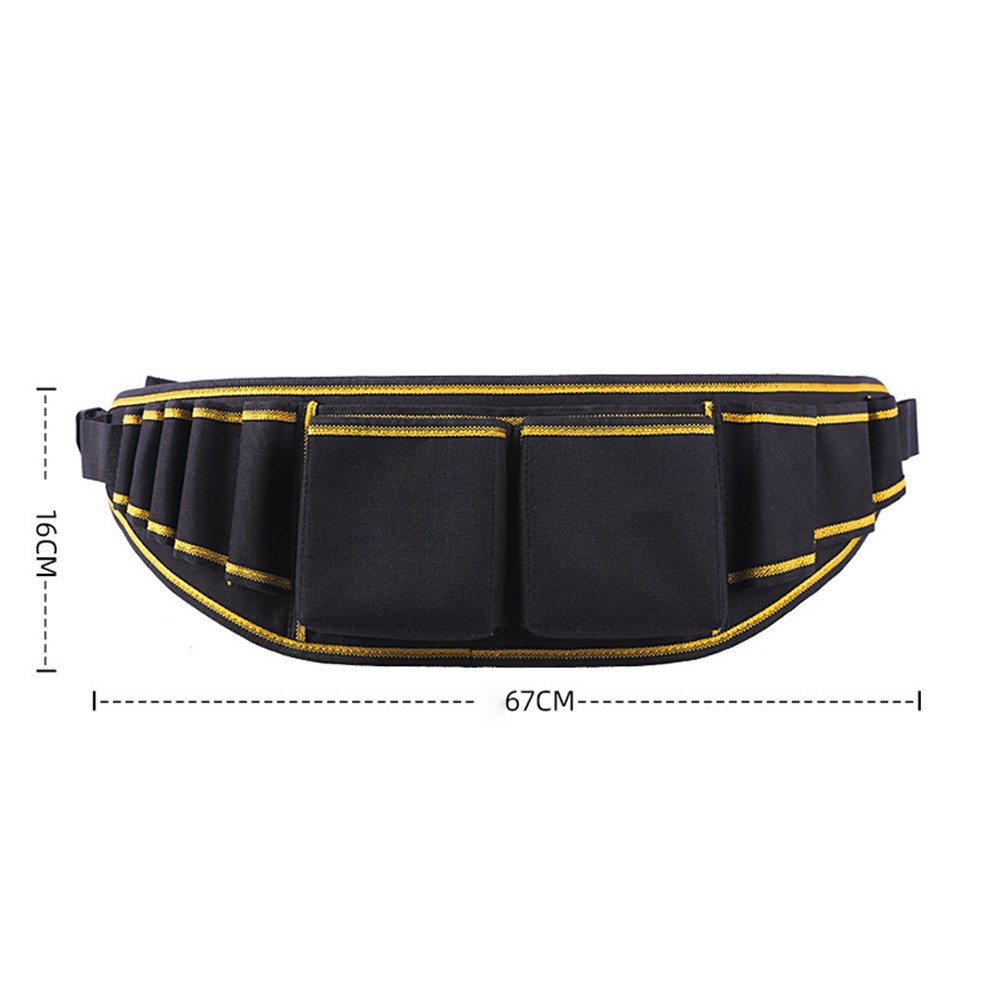 Sturdy Oxford Canvas Tool Carrier for Electricians with Adjustable Belt
