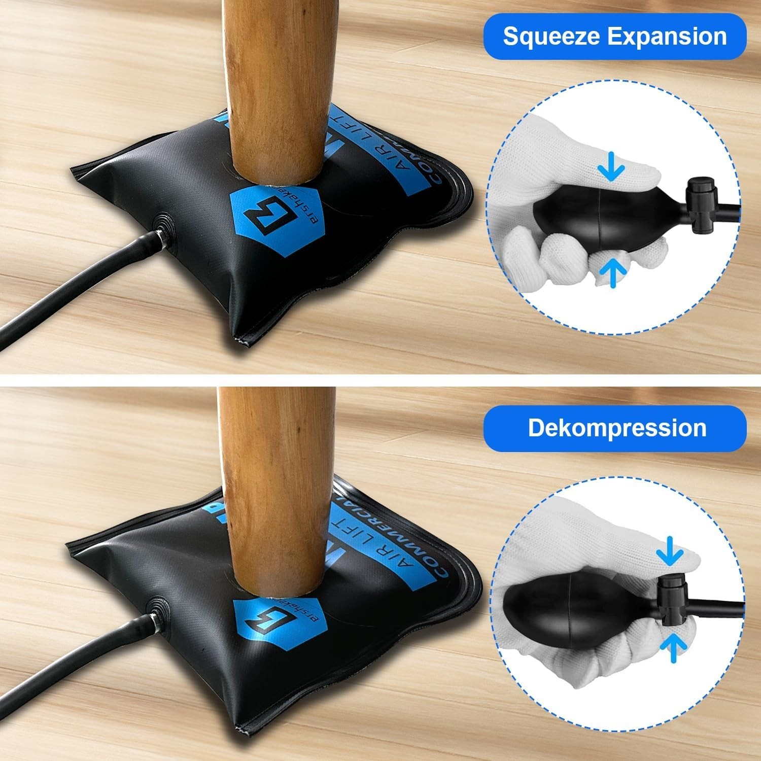 Portable Air Wedge Pump Bag for Door Window Leveling Installation Tool