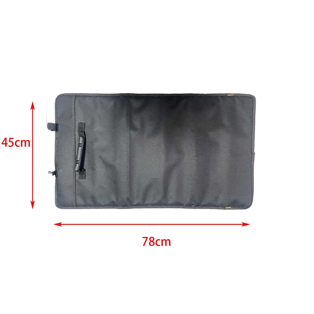 Roll Up Tool Bag 600D Oxford Cloth for Electrician Home Repair Storage