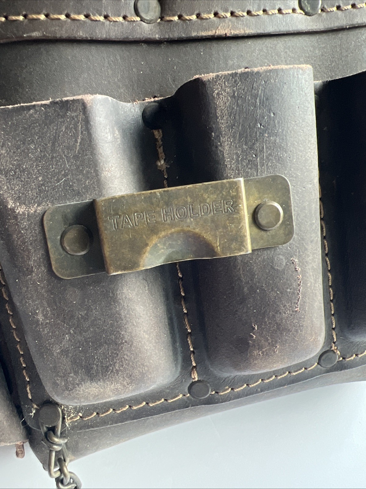 Craftsman Professional Electrician Leather Tool Pouch Belt Multiple Compartments