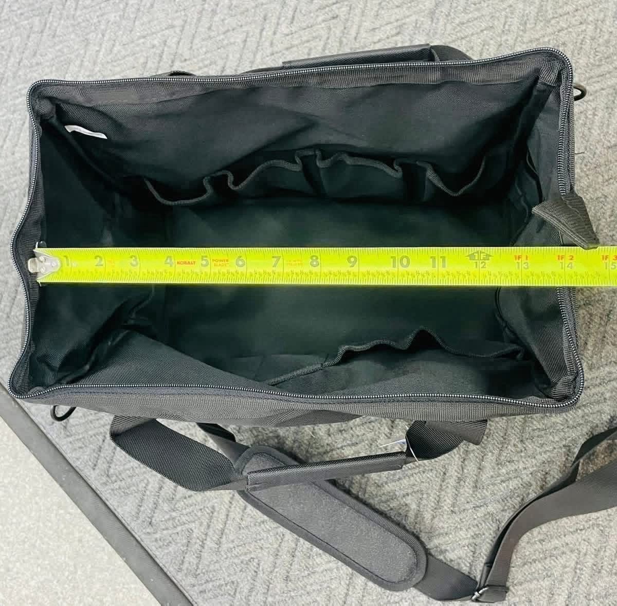 New Brightroom Heavy Duty Tool Bag Removable Carry Strap Black Utility Storage
