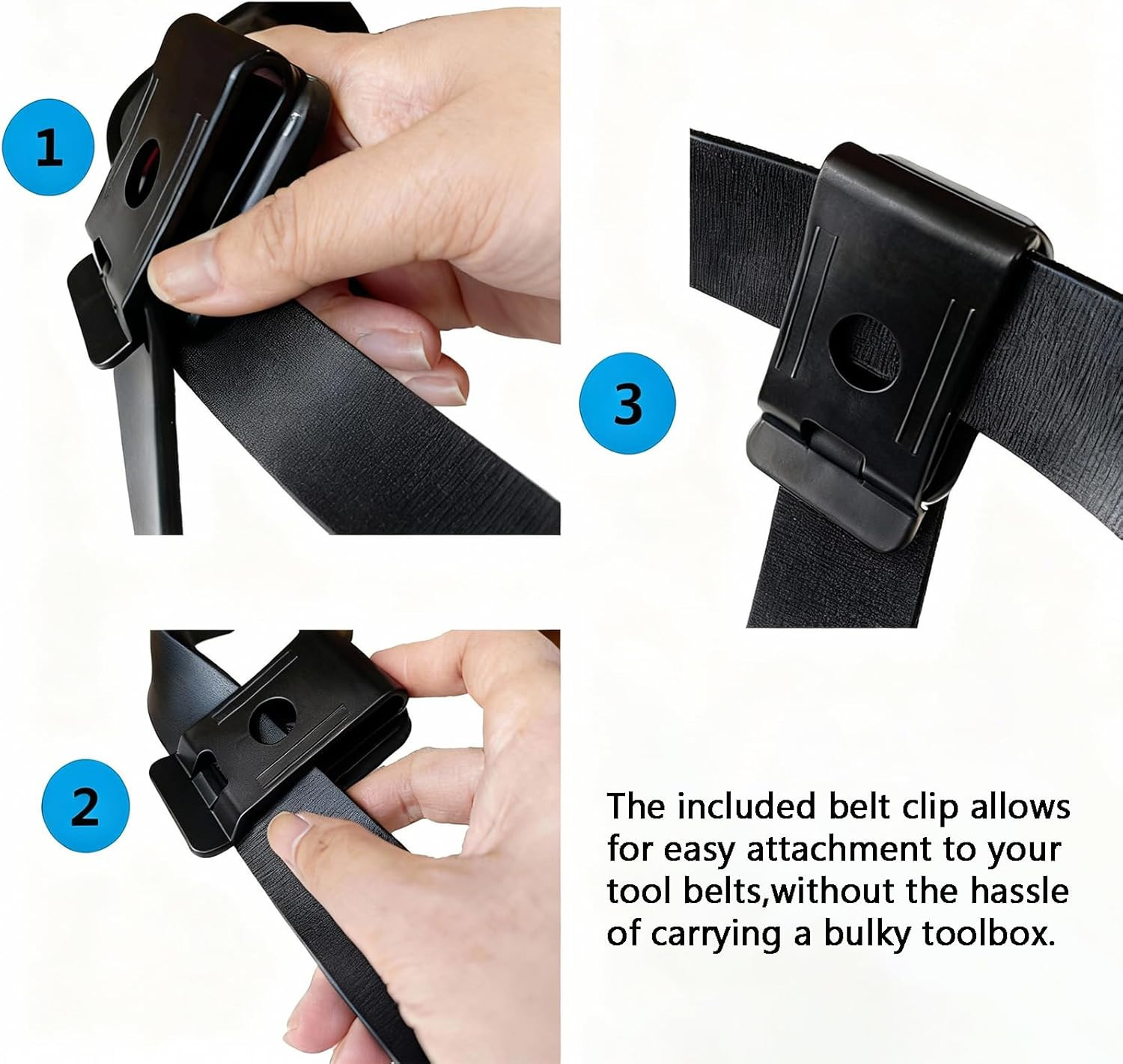Magnetic Tool Holder, Super Strong Belt Clip, Tool Belts for Men Tape Measure Ho