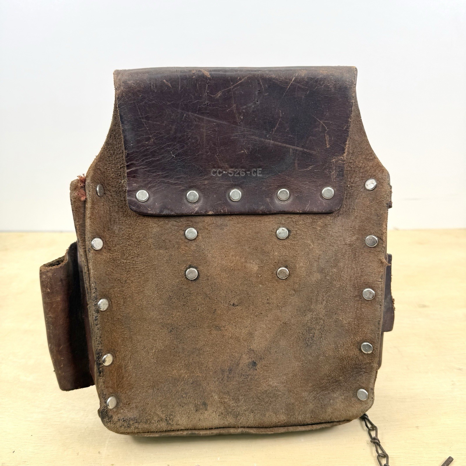 Vintage General Electric GE Heavy Duty Leather Electrician Tool Belt – NICE!