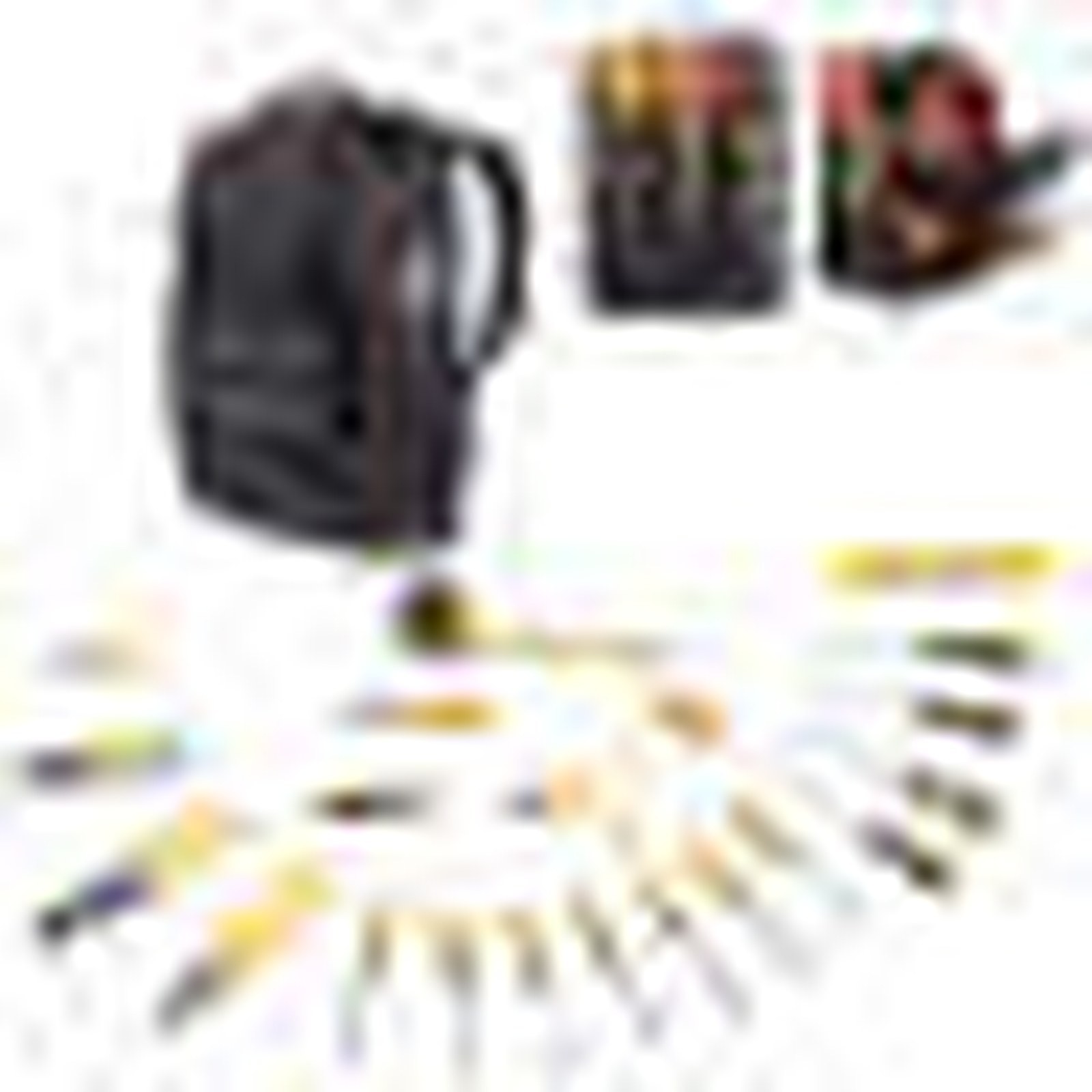 WFX Utility Tool Backpack with 21-Piece Tool Set – 65 Pockets