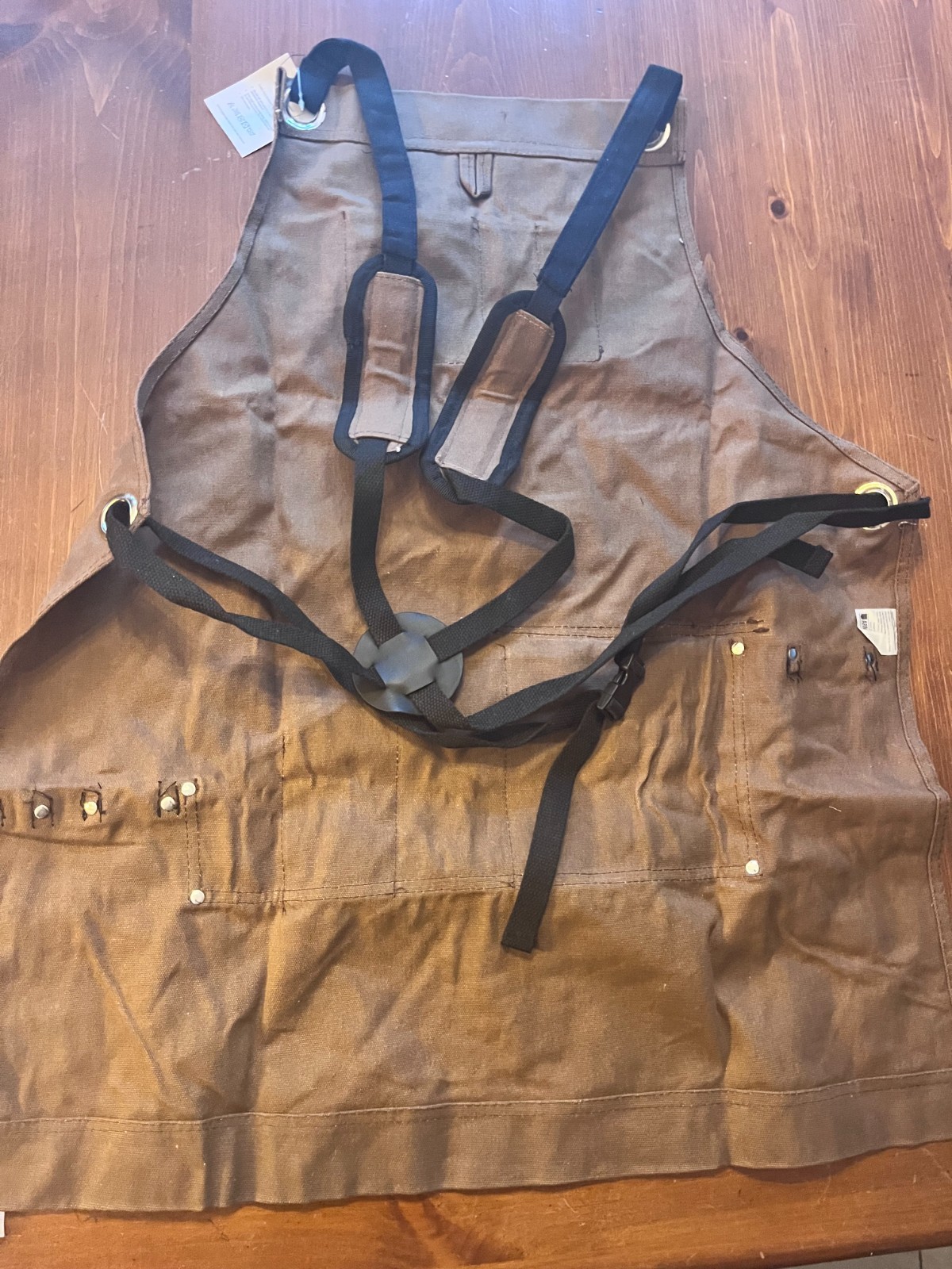 ARMOR GEAR Heavy Duty 16oz Waxed Canvas Work Apron | 7 Pockets