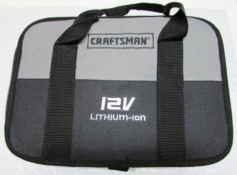 CRAFTSMAN NEXTEC 12V CASE BAG FITS IMPACT OR DRILL ETC, CHARGER & BATTERY – NEW!