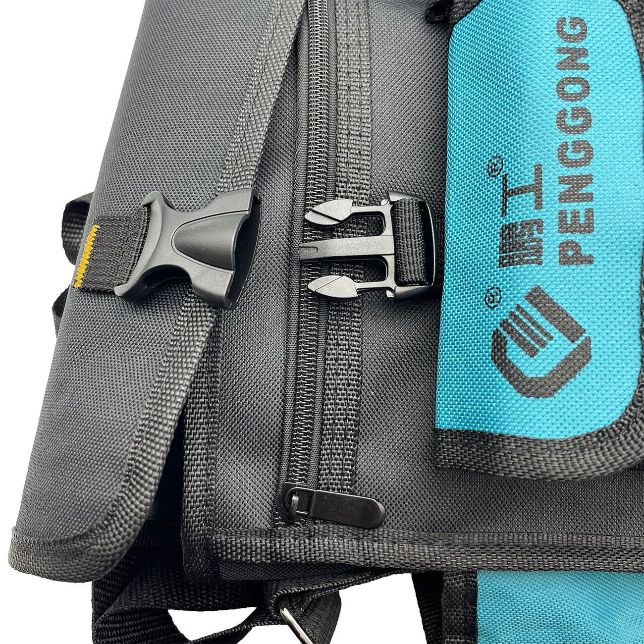14″ Electrician Large Tool Bag Multi Pockets Storage Portable 13.78×3.5×11.22in