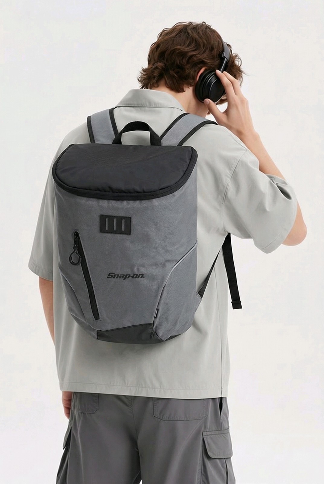 Snap On Tools ICE-CHEST Backpack Silver W/black Logo Inner & Outer Pockets NEW!!