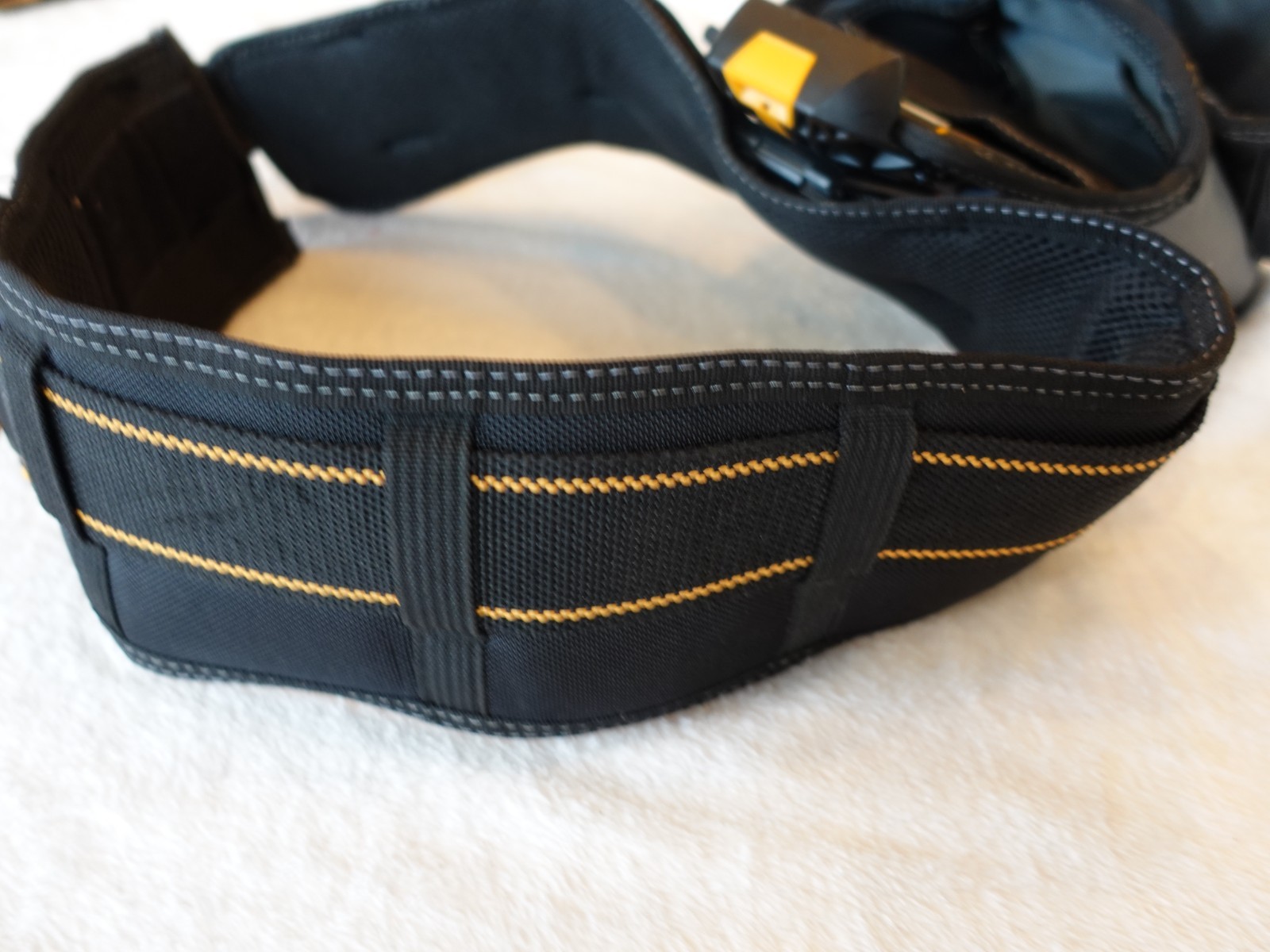 TOUGHBUILT Padded Tool Belt + 3 Utility Pouch Bags Electrician Handyman Workwear