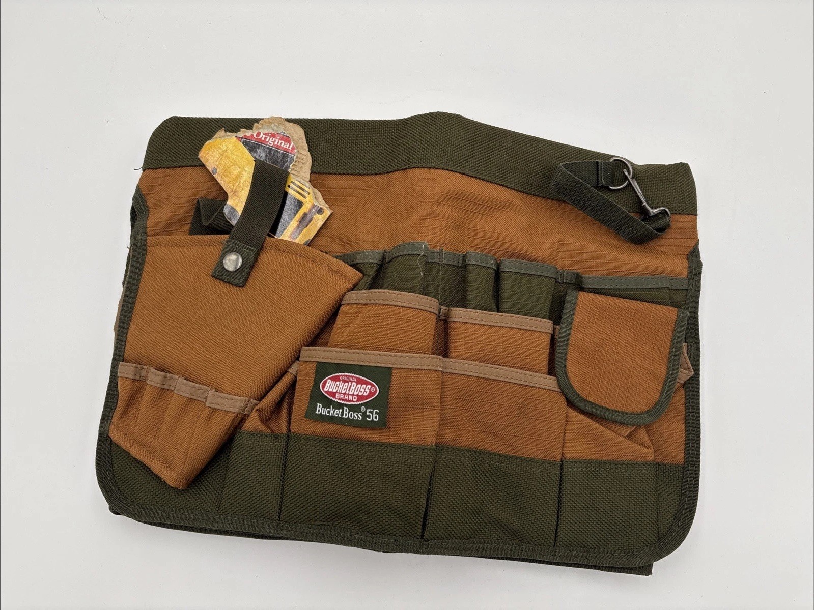 Bucket Boss 56 – 5 Gallon Bucket Canvas Tool Holder & Organizer