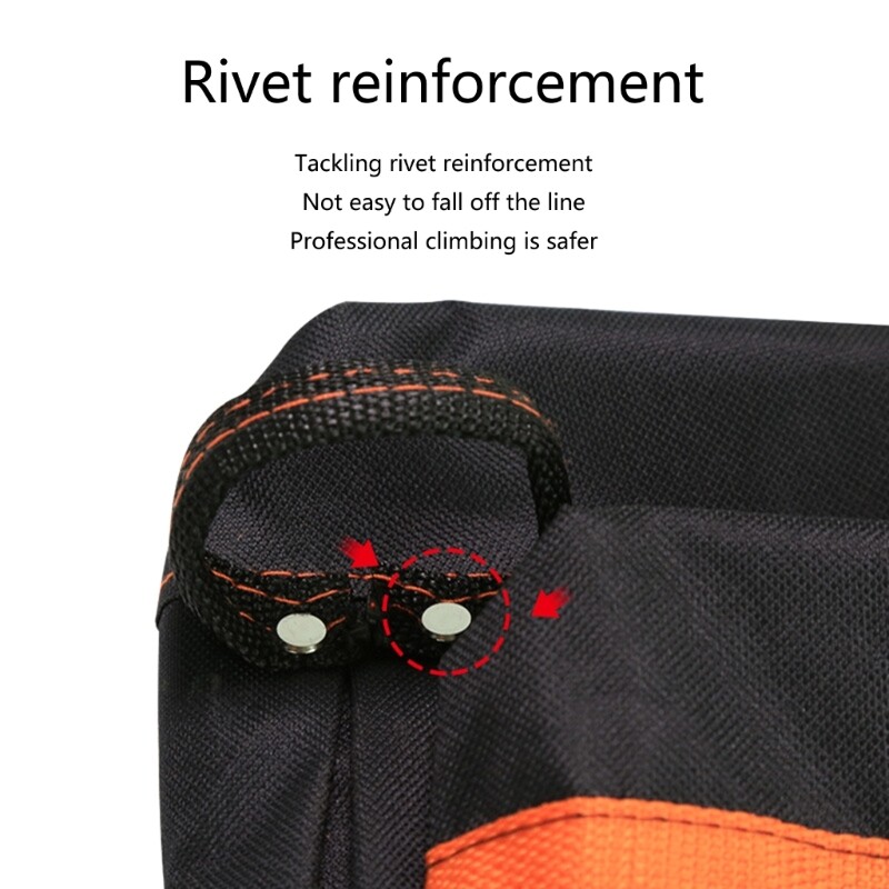 600D Oxford Cloth Tool Bag Maintenance Special Electrician Belt Bag for 8x Po