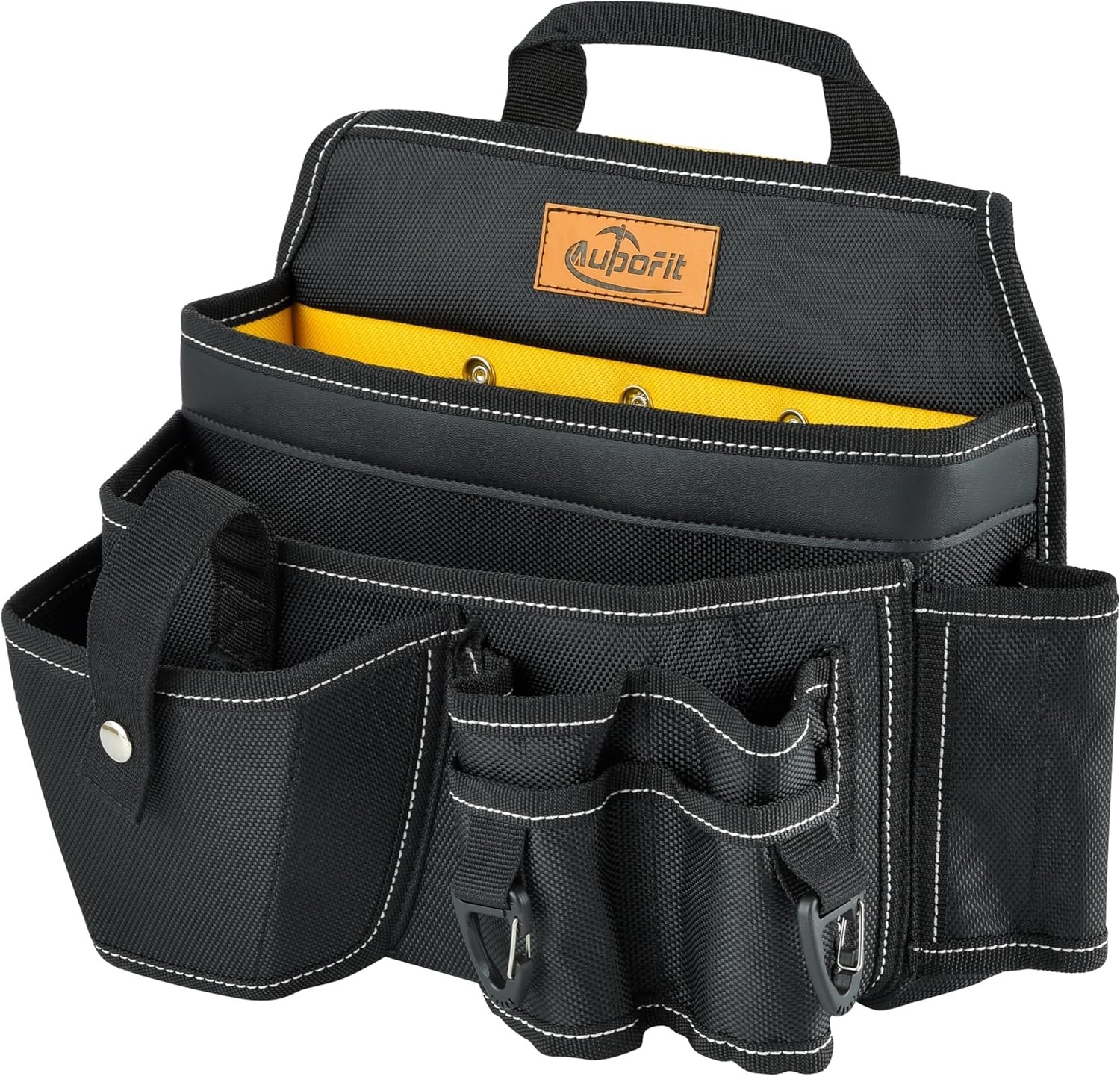 Heavy-Duty 7-Piece Tool Belt Rig: Ideal for Carpenters, Electricians & More
