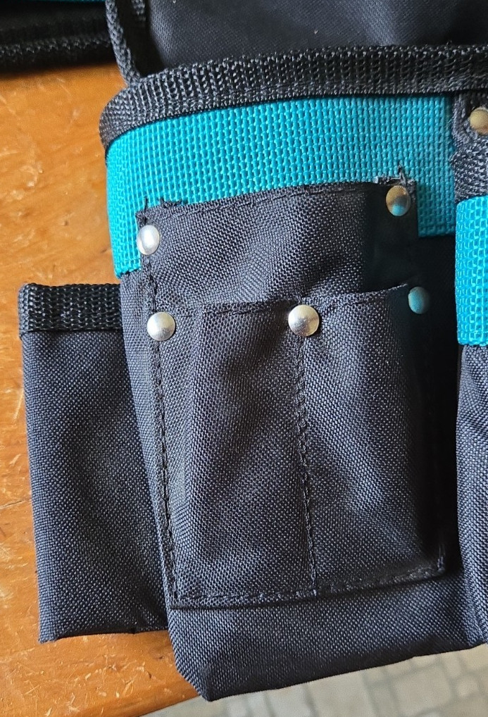 Makita Heavy Duty Tool Belt Back Support Strap Multiple Pouches 56″ Long NEW