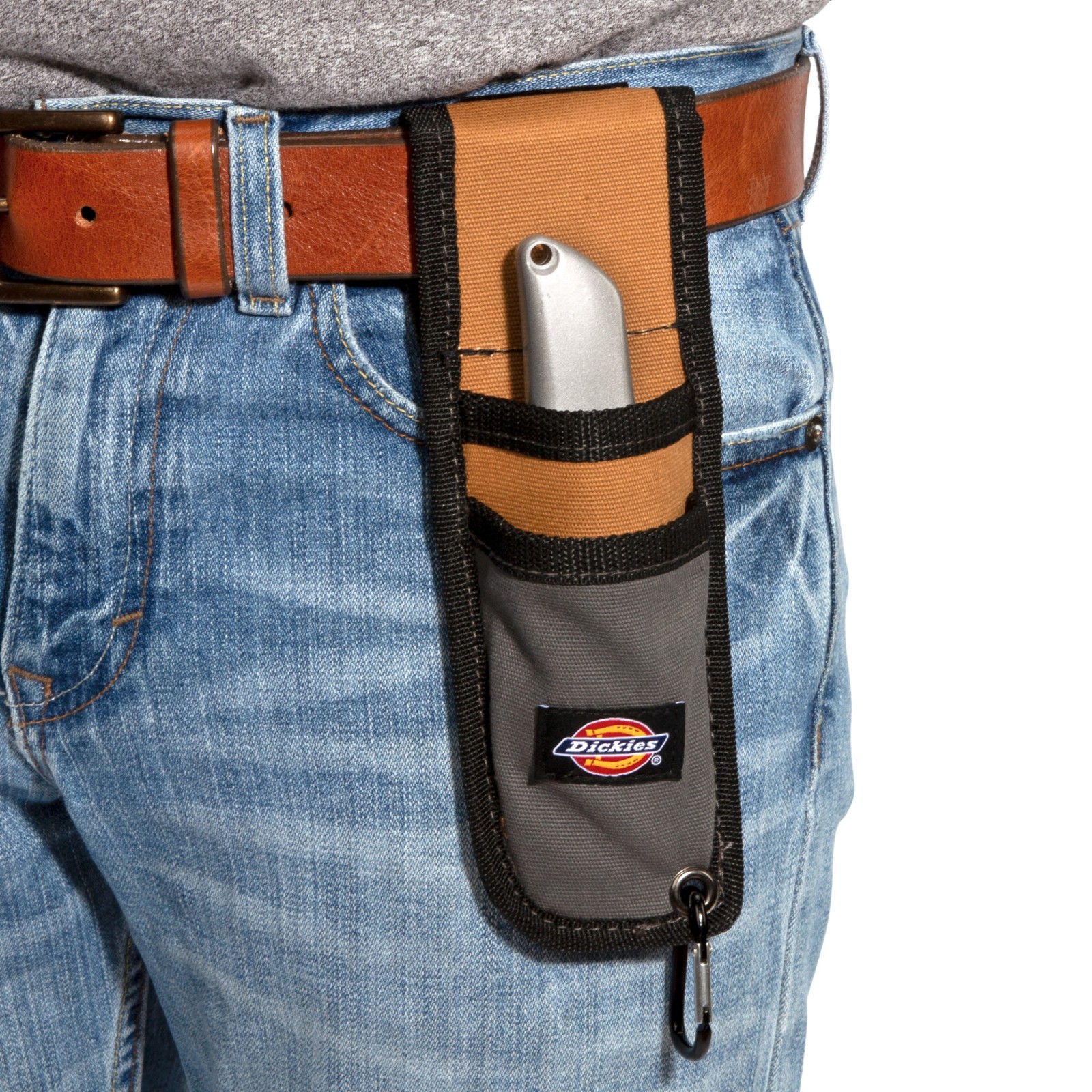 Utility Knife Sheath Tool Belt Pouch Gray Tan Dickies 57010