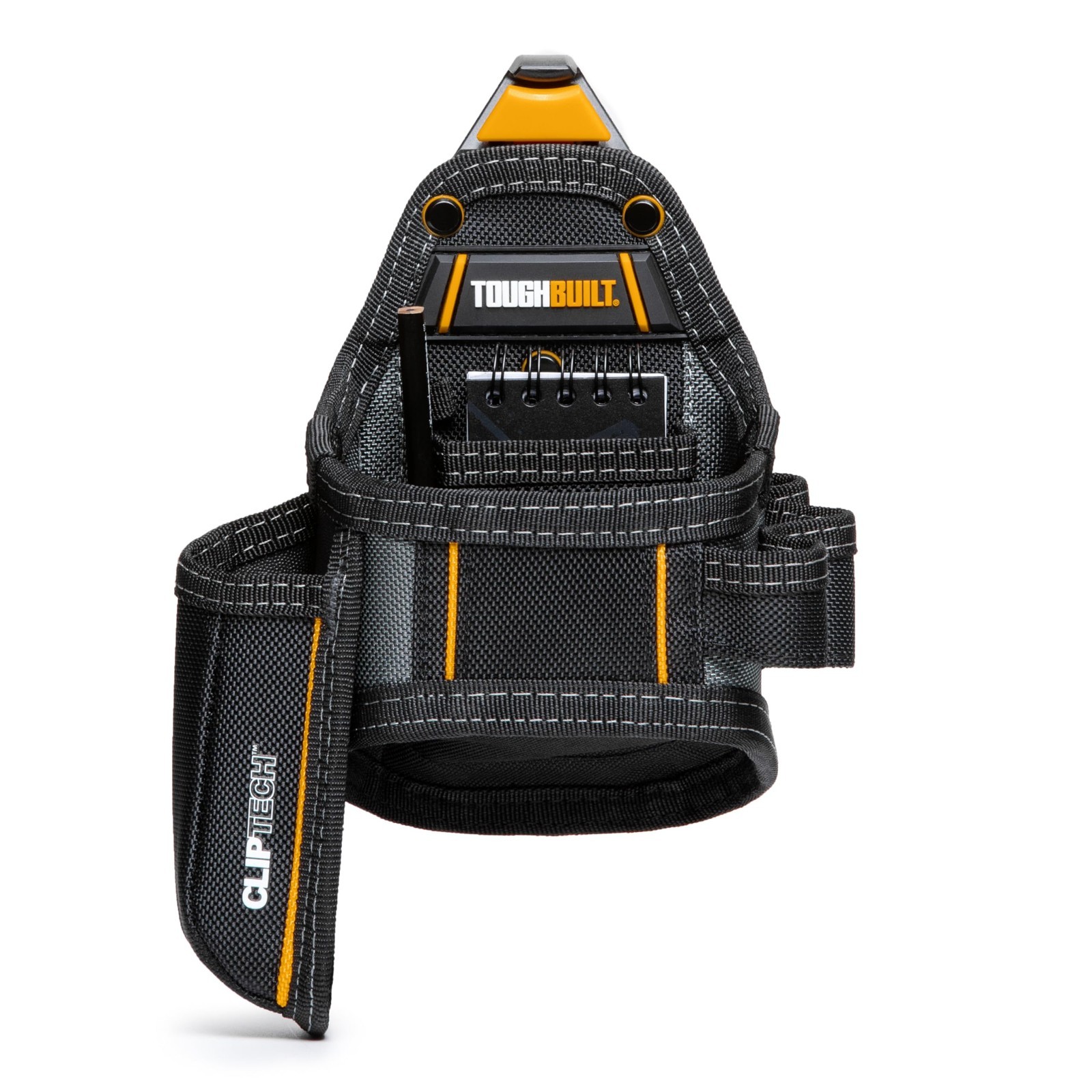Heavy-Duty Utility Tool Pouch with Multiple Pockets, Secure Clip Attachment, Job