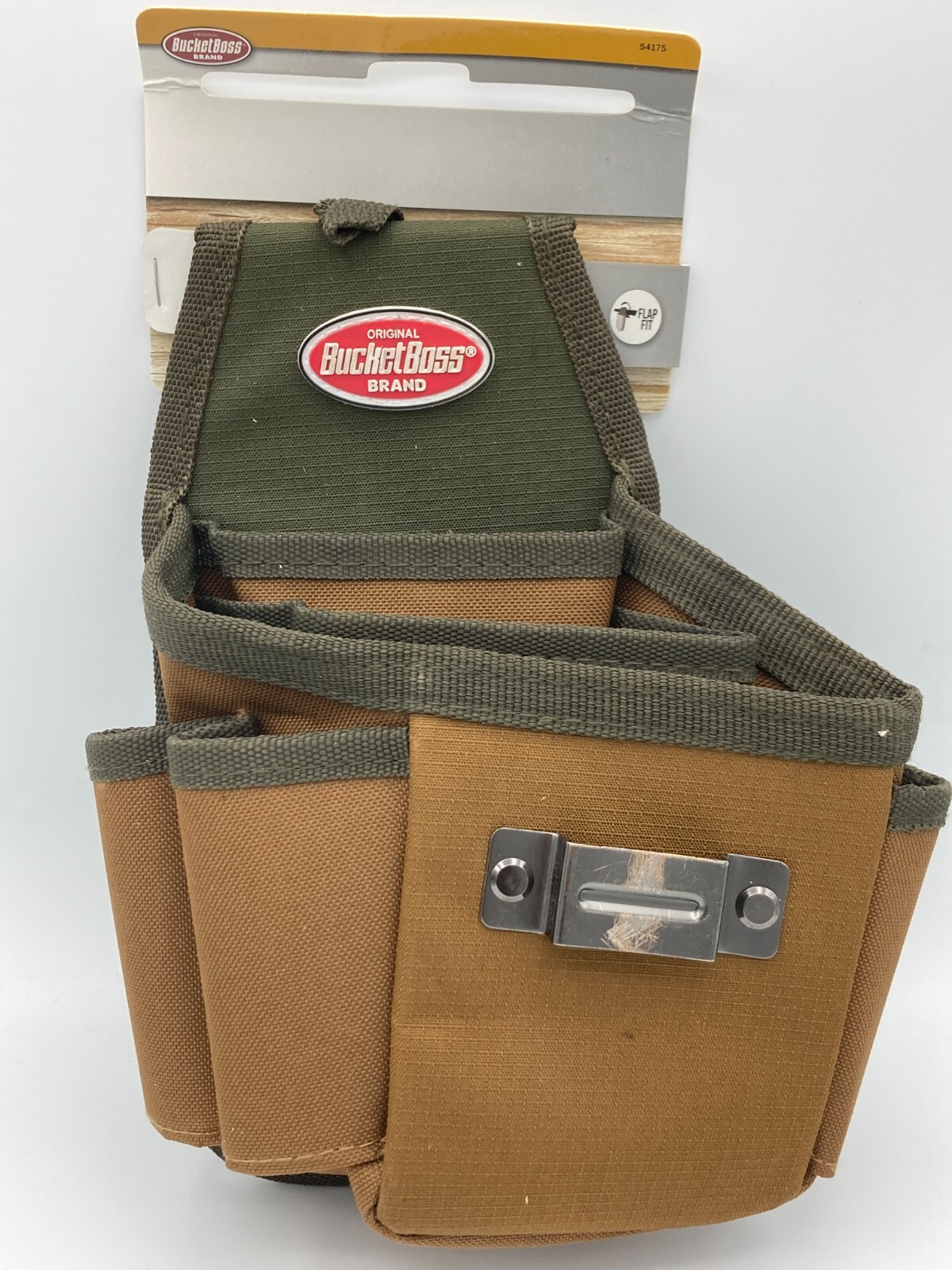 Bucket Boss 54175 Tool Pouch, Tool Pouch, Green, Polyester, 3 Pockets