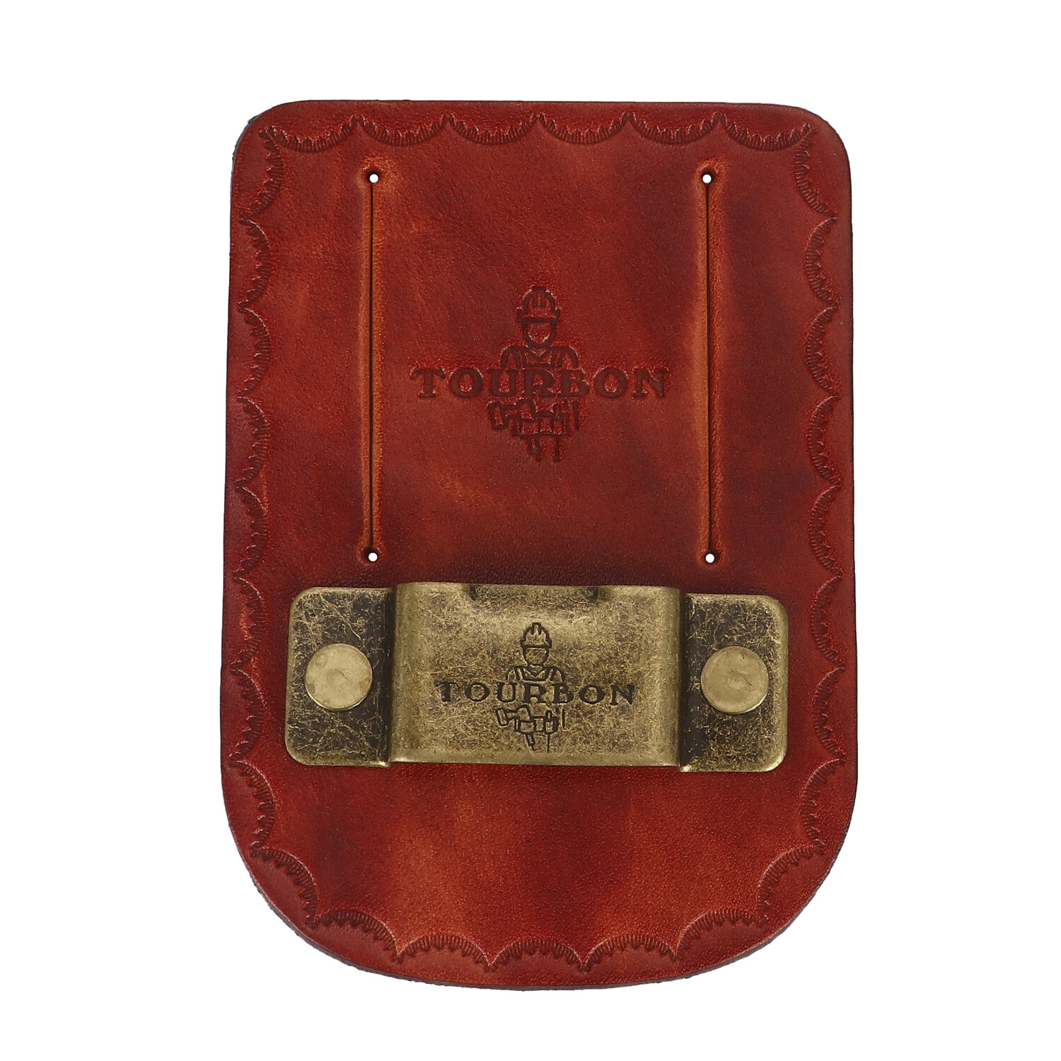 TOURBON Leather Low Profile Tape Measure Hanger Carry Tool Pouch 3 Color Option