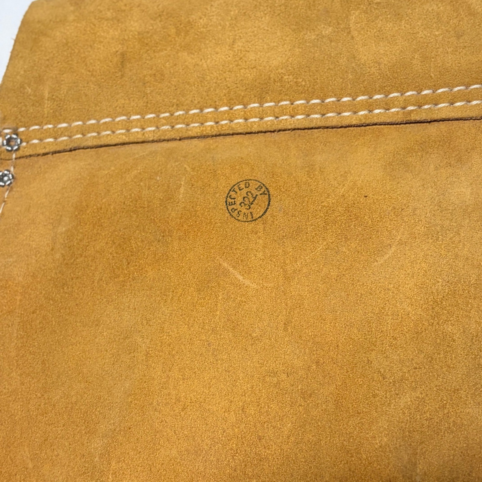 Nicholas Work Gear 823CSP Heavy Suede Cowhide Tool Pouch Tan Made in USA