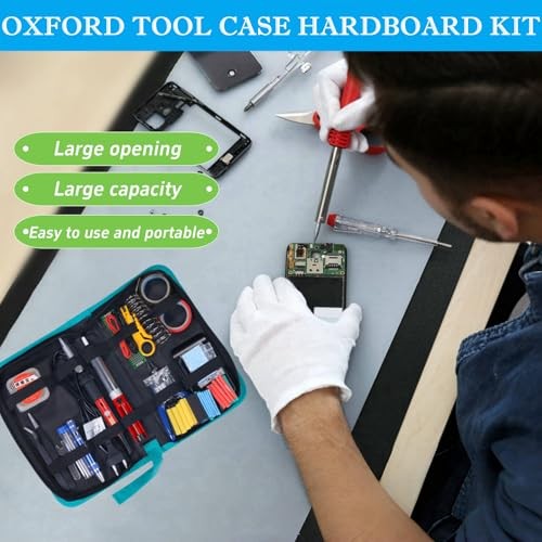 BIRITETool Bag Organizer, Oxford Tool Case Hardboard Kit, Portable Small Tool L
