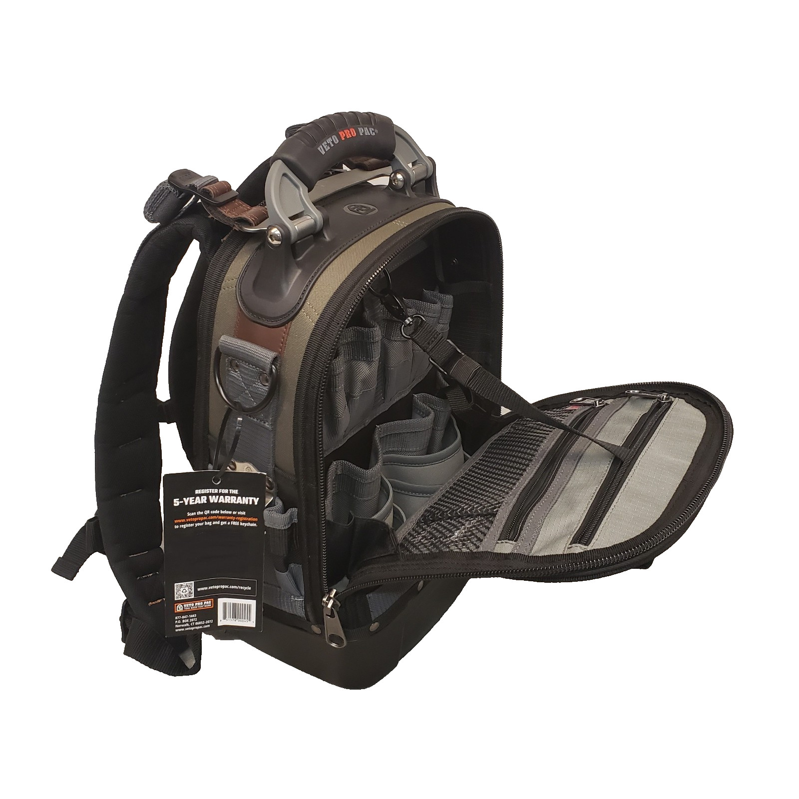 VETO Pro Pac TECH PAC MC Compact Full Service Tech Tool Backpack 18 L – VPP10066