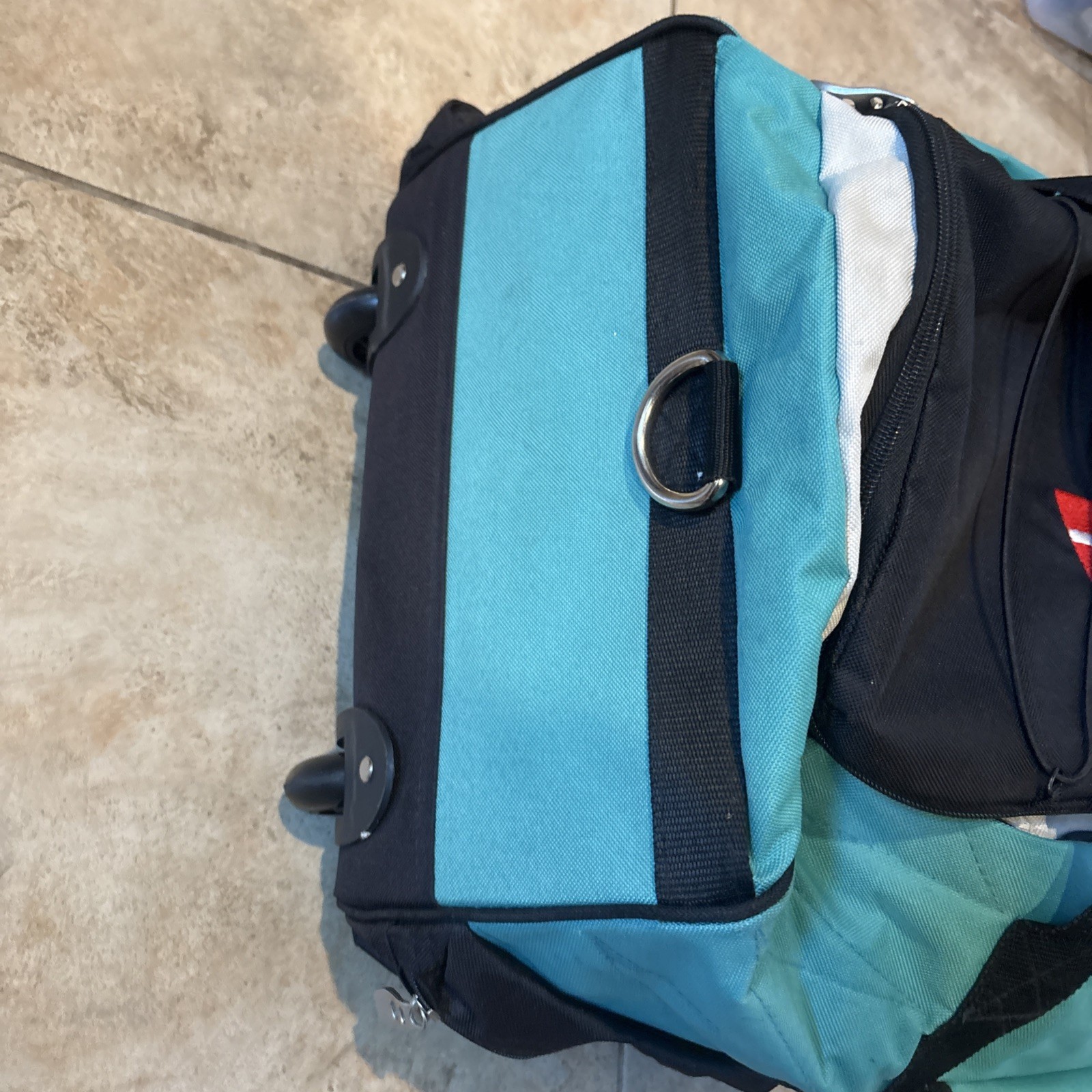 Makita Heavy Duty Tool Bag with Wheels 831269-3 black Teal Spellout