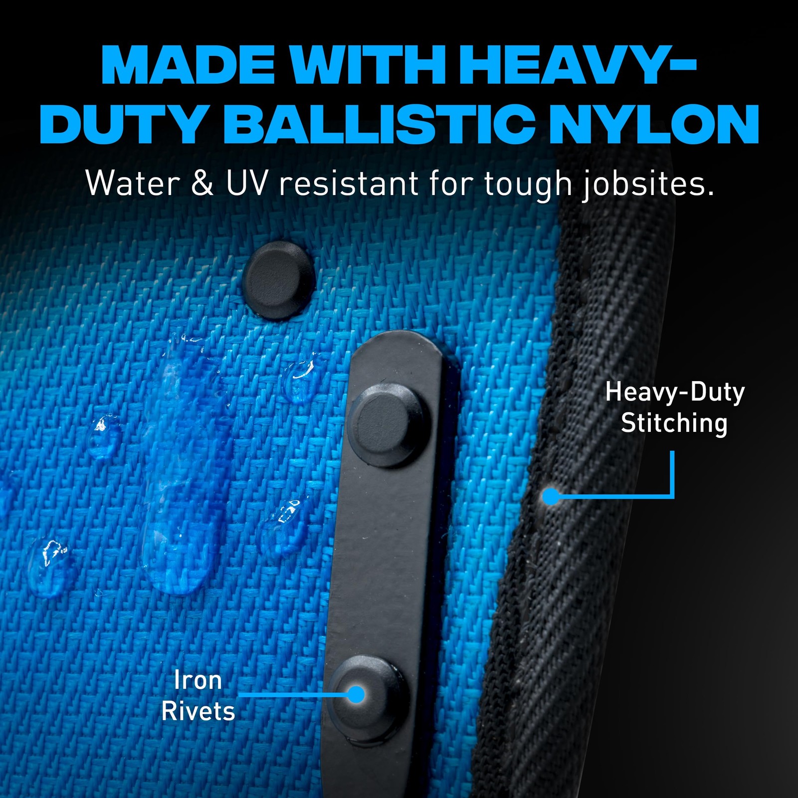 Tools Pro Dynamic Nylon Fixed Hammer Holder with Heavy Duty Stitching – UV an…