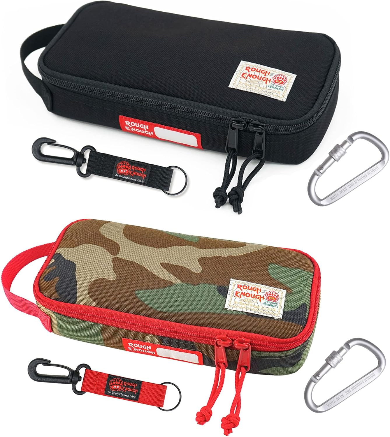 Rough Enough Compact Utility Tool Bag with Handle & Zipper Pouch – Durable!