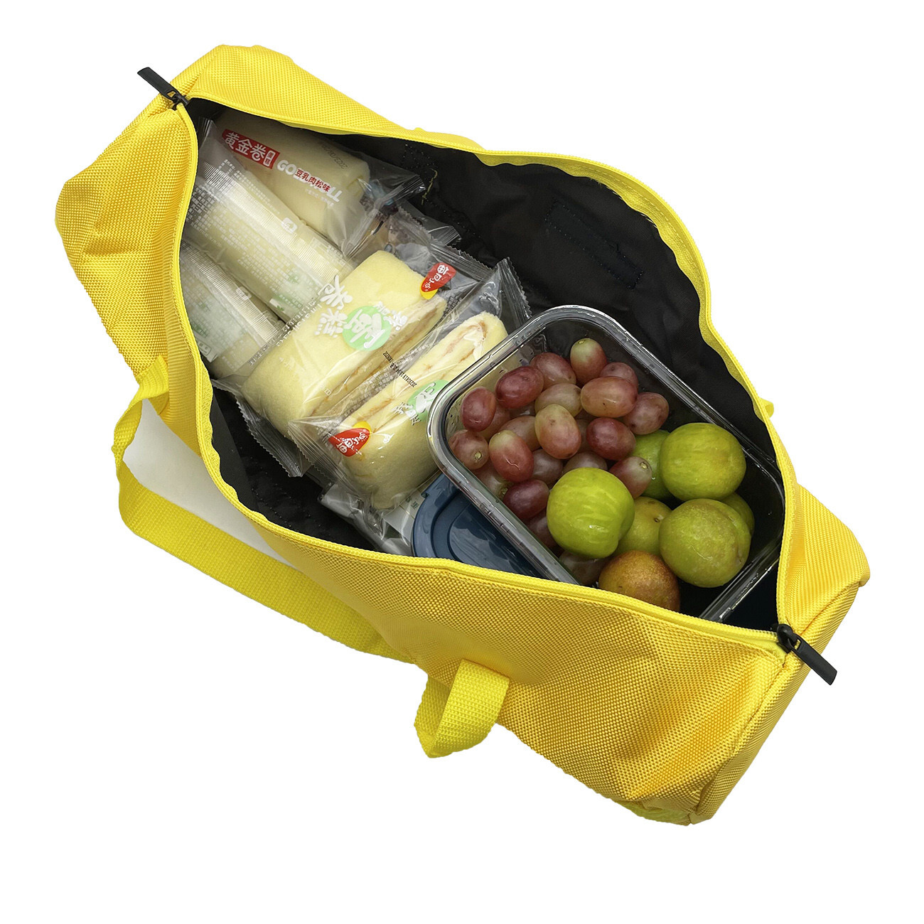 16inch Yellow Tool Bag with Zippers Multi Purpose Quick Manual tool 15.75×5.12in