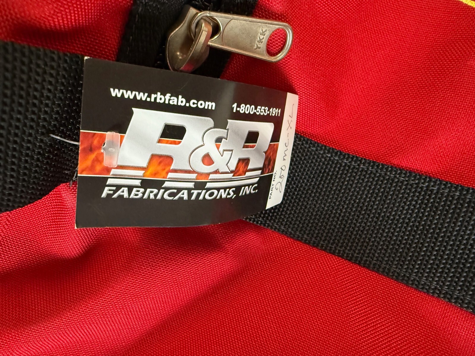 R&B Fabrications 200 MC XL Firefighter Turnout Gear Duffel Bag Red MADE IN US