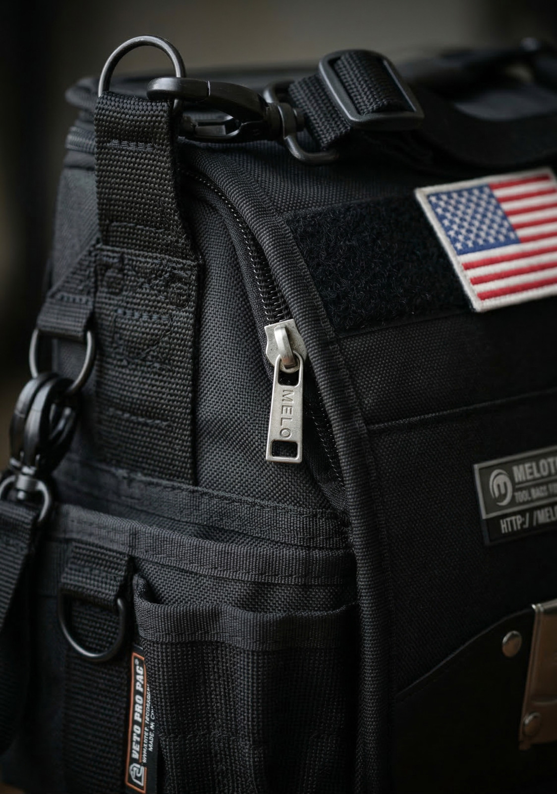 Professional Technician Tool Bag 1680D Waterproof Base 44-Pocket Organizer