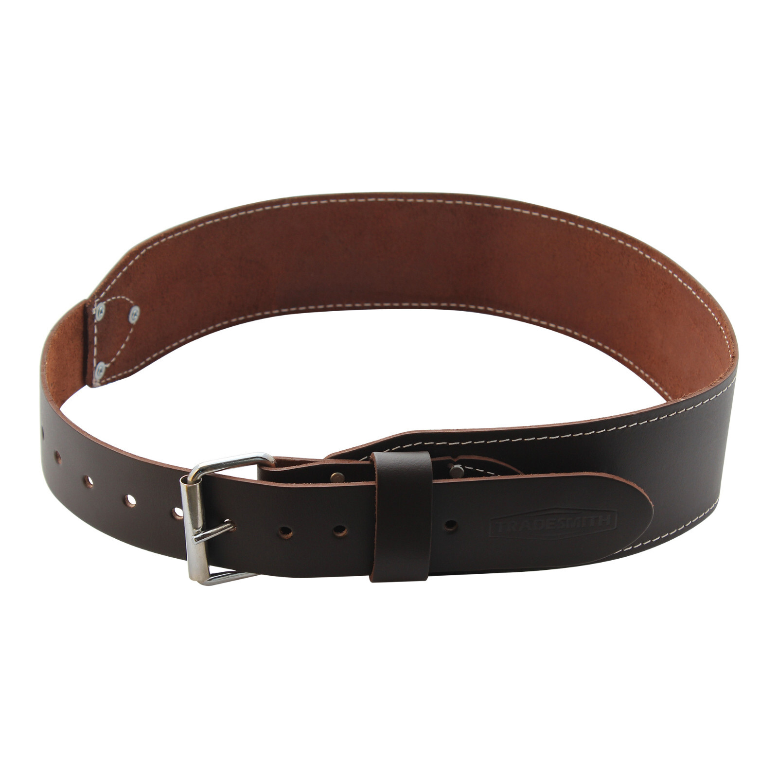 TradeSmith TS4833XL – 3″ Top Grain Leather Ranger Work Belt