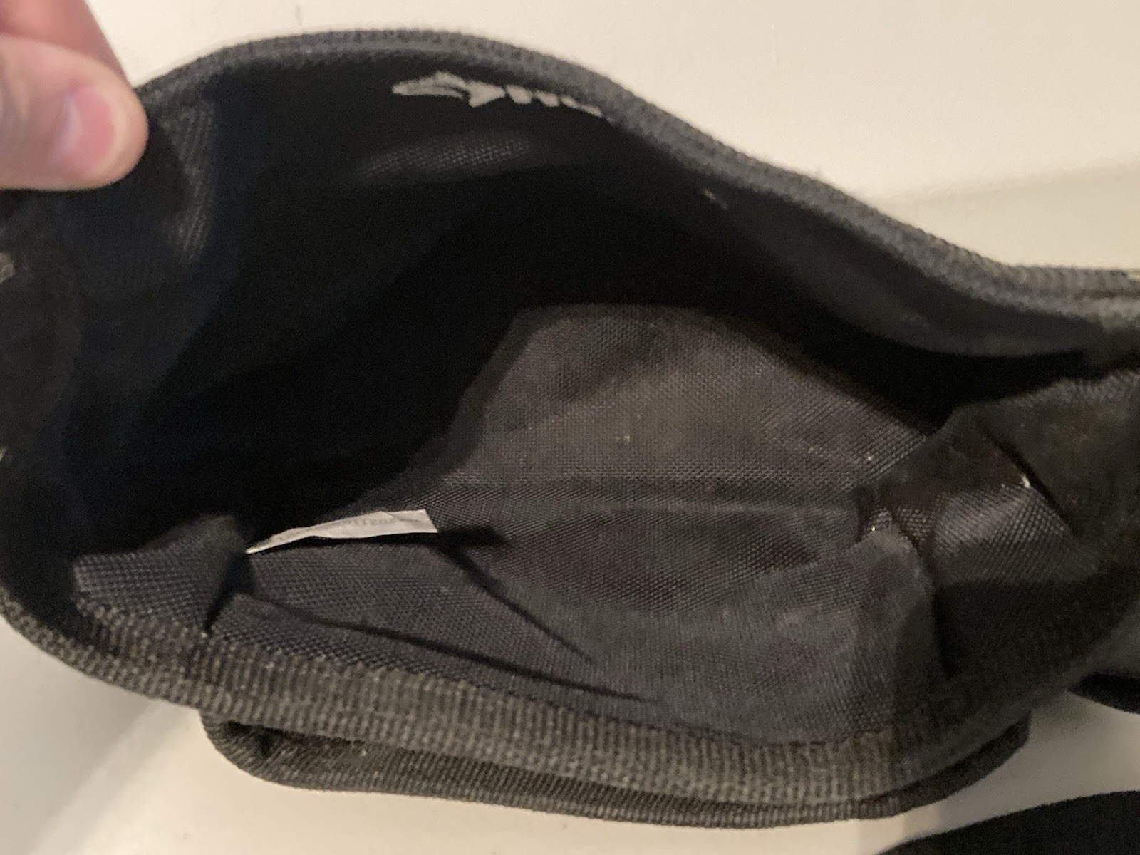 Husky 6-Pocket Black Adjustable Tool Belt Pouch w/ Hammer Slot