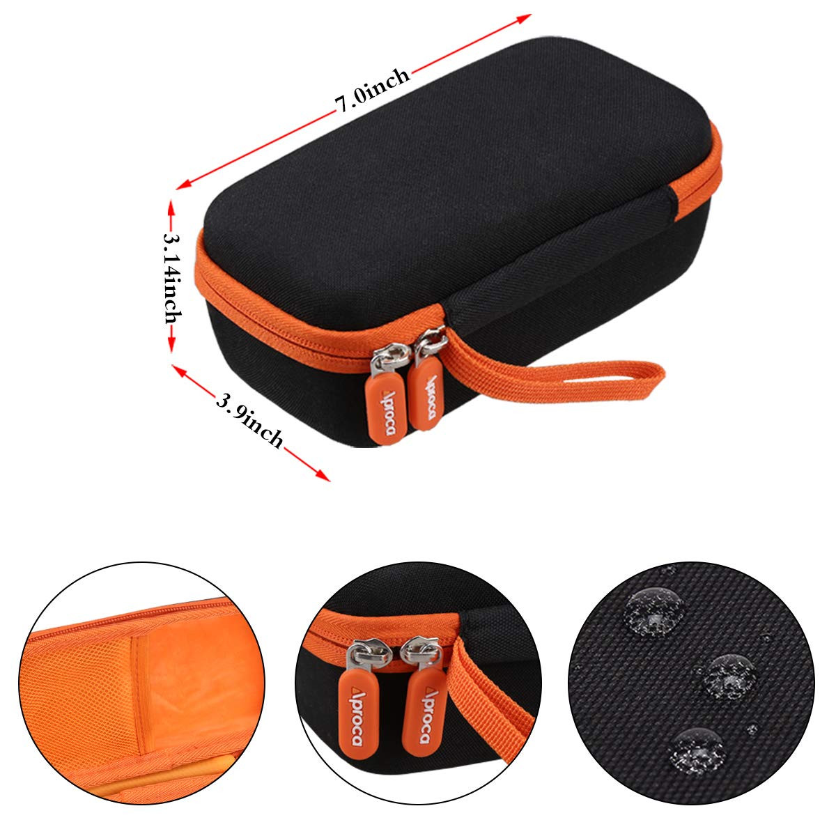Hard Portabel Storage Case, for Klein Tools MM325 / MM400 / MM300 Multimeter