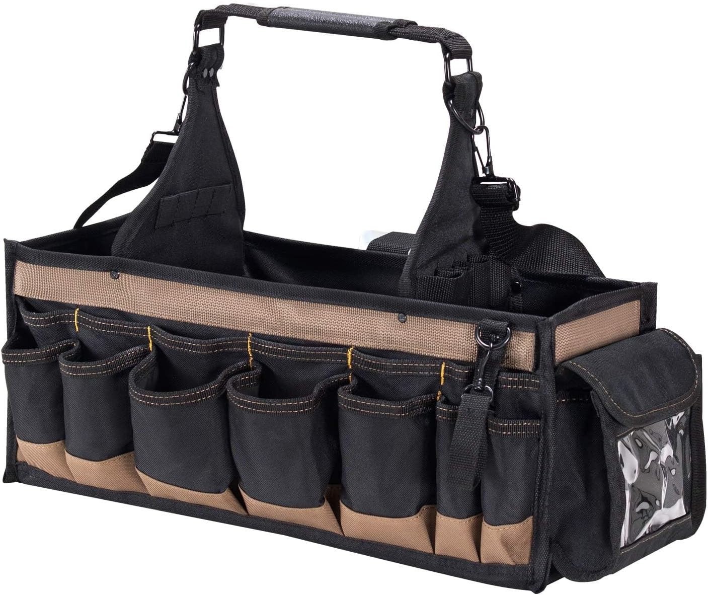 Durable CLC 1530 Tool Carrier – 43 Pockets, Includes Parts Tray, Tape Strap