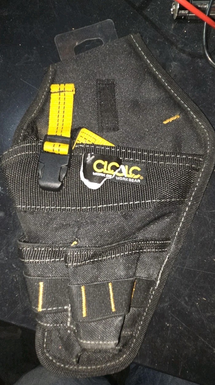 CLC Adjustable Cordless Impact Drill Driver Holster Tool Belt Pouch Holder