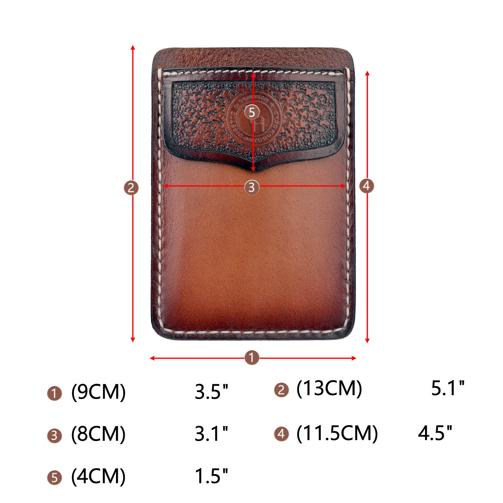 TOURBON Shirt Pocket Protector Pen Pouch For Construction Worker Doctors Nurses