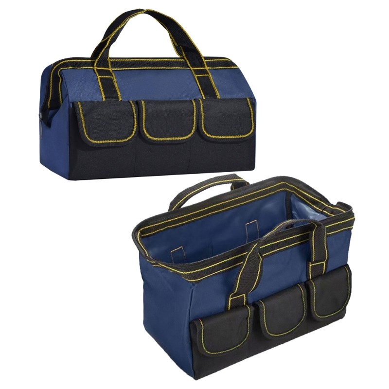 Professional Tool Storage Bag 600D Fabric Construction Reinforced Seams