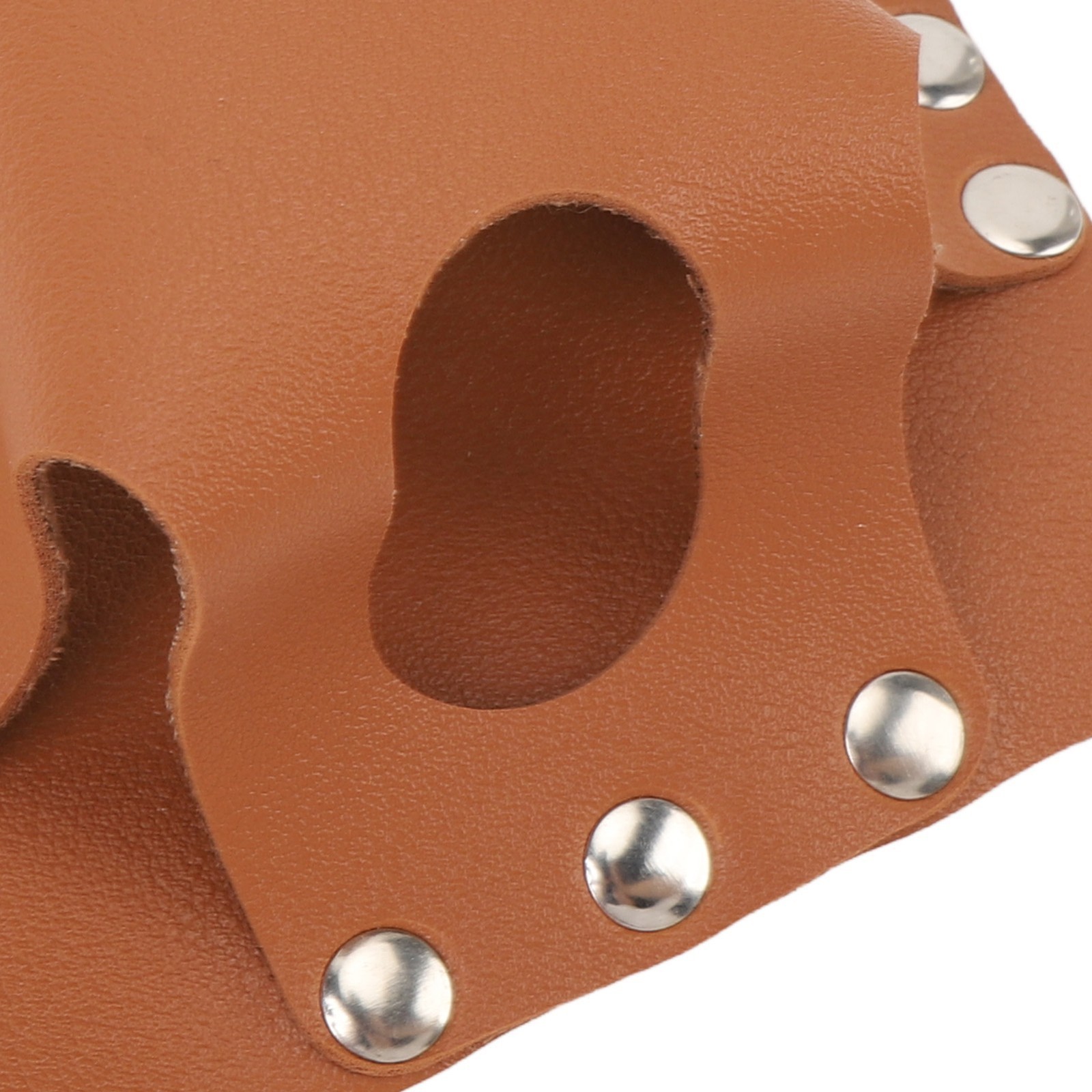 Tape Measure Holder PU Leather Large Capacity Button Closure Tape Measure Pouch