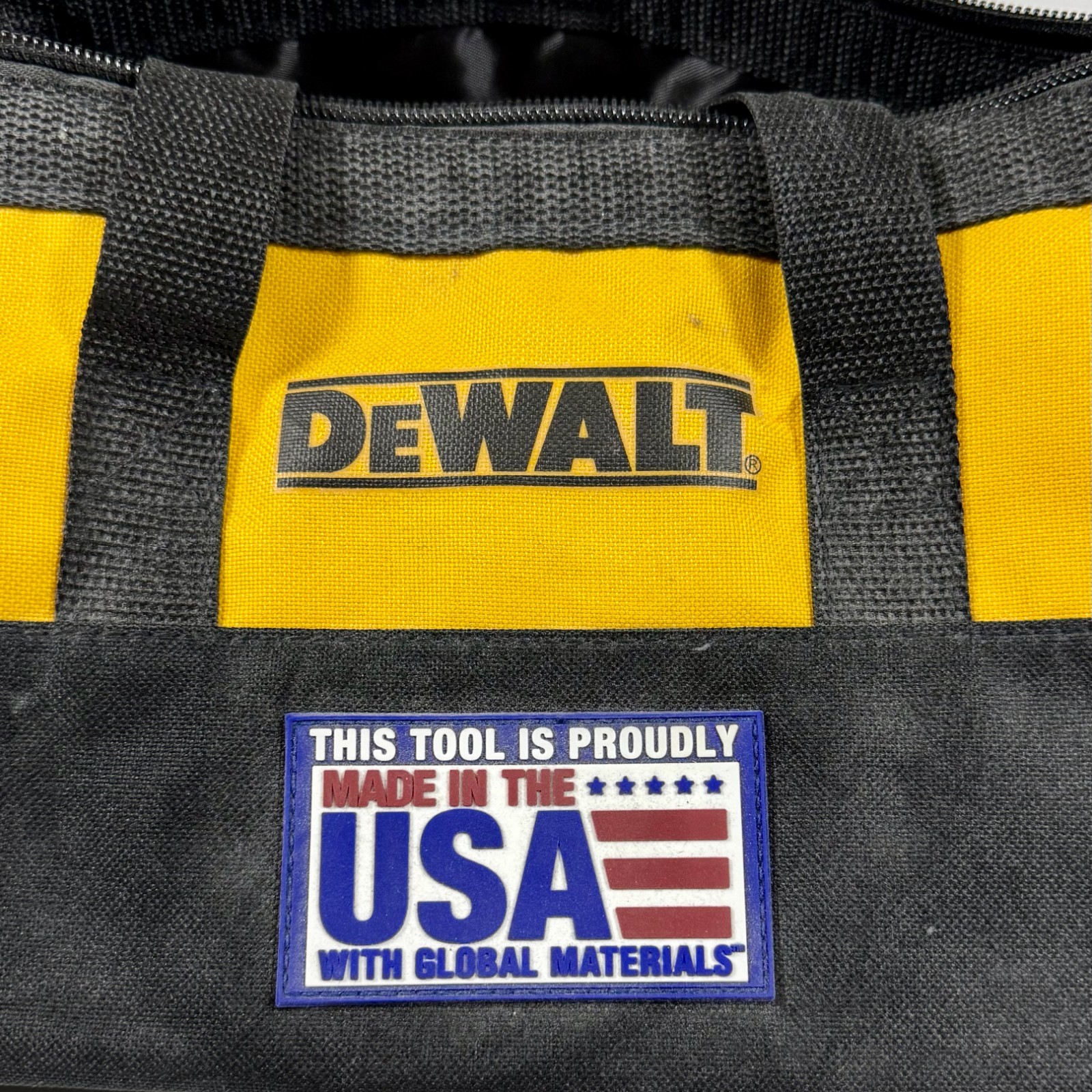 DEWALT Heavy Duty Nylon Small Tool Bag Tote – 11″ x 9″ x 7″ – Pre‑Owned, Good