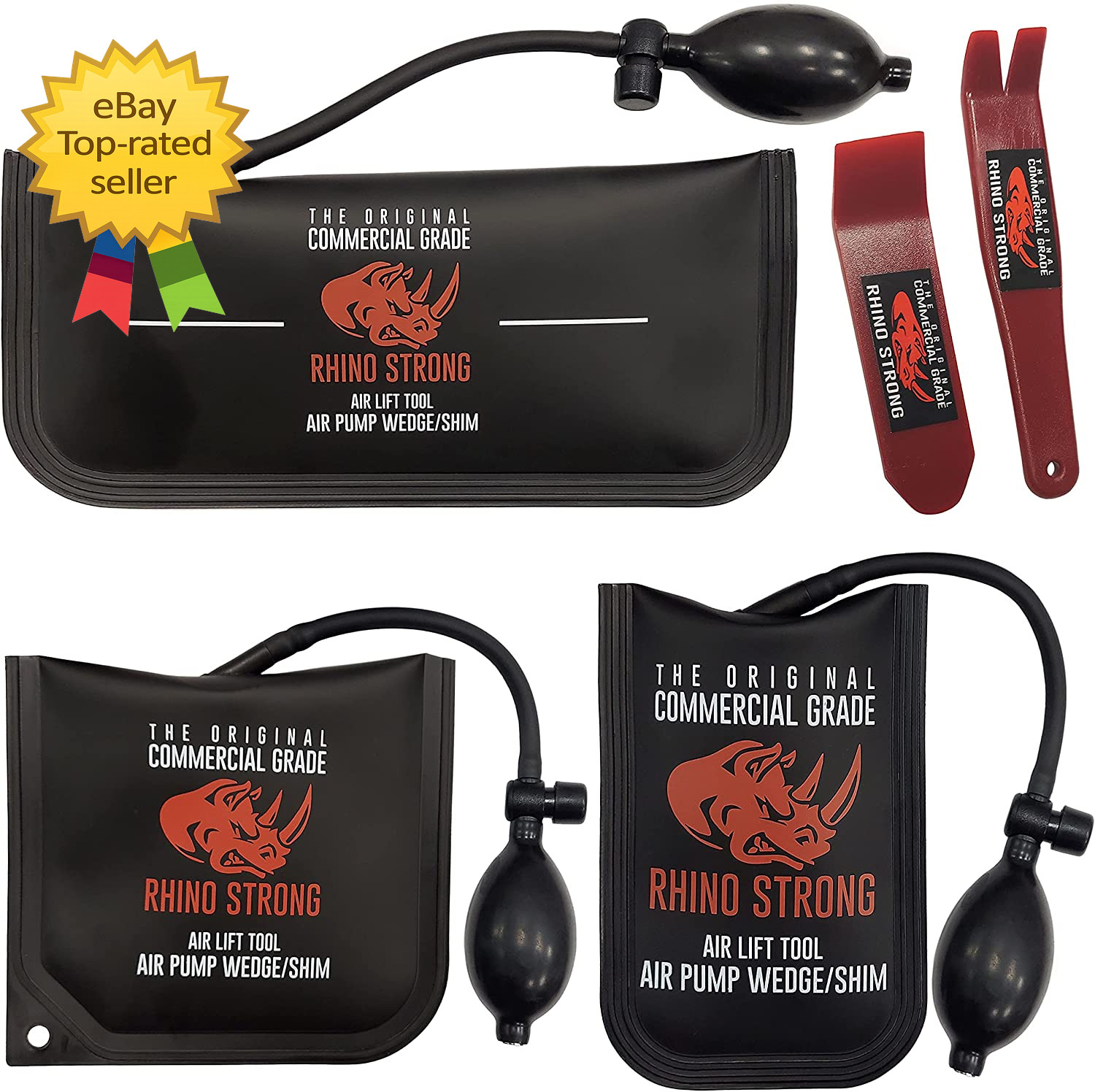 Air Wedge Bag Pump 3 Piece Inflatable Shim Leveling Alignment Tool Set Kit