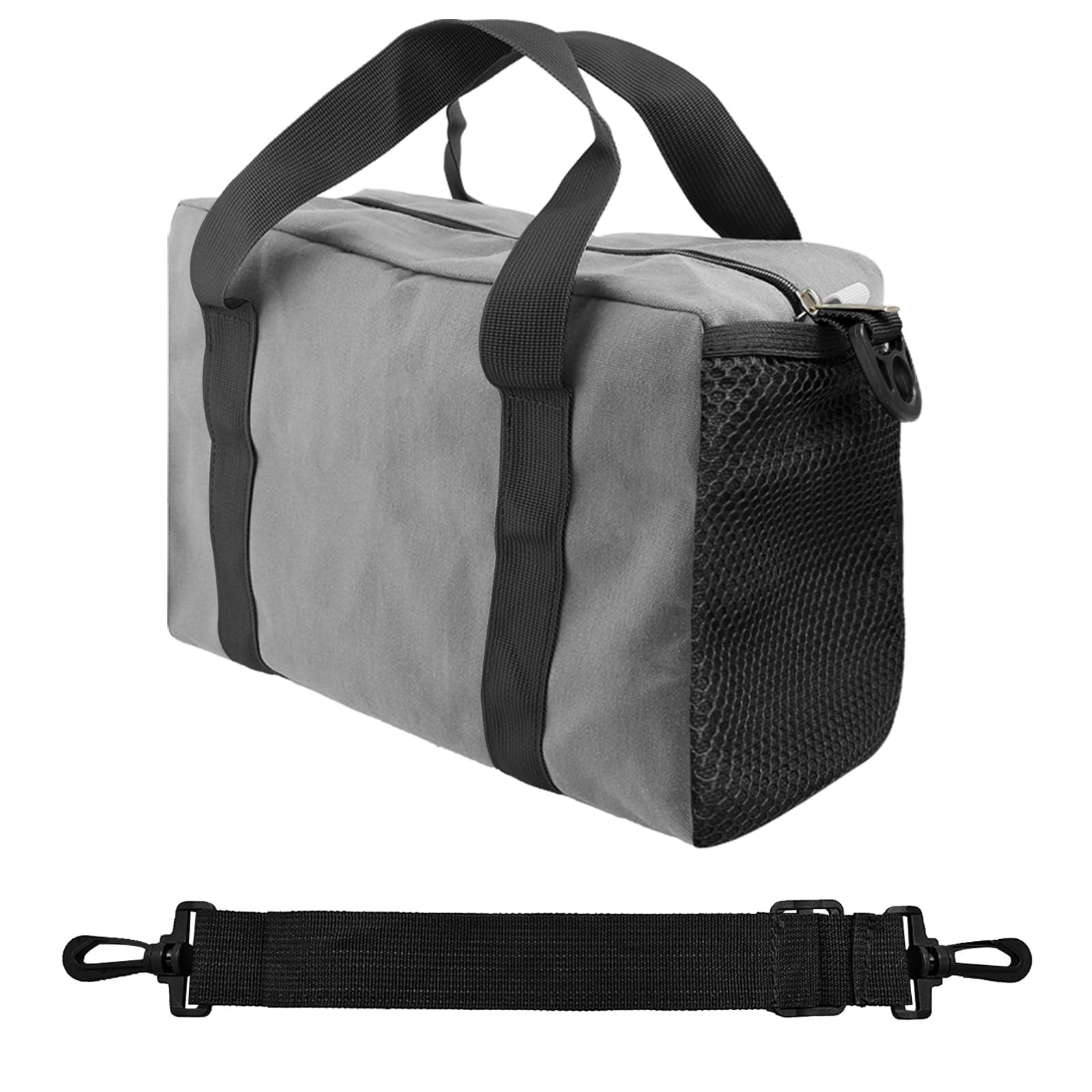 Small Tool Bag,Close Top Wide Mouth Tool Organizer Bag,Large Capacity Tool Ba…