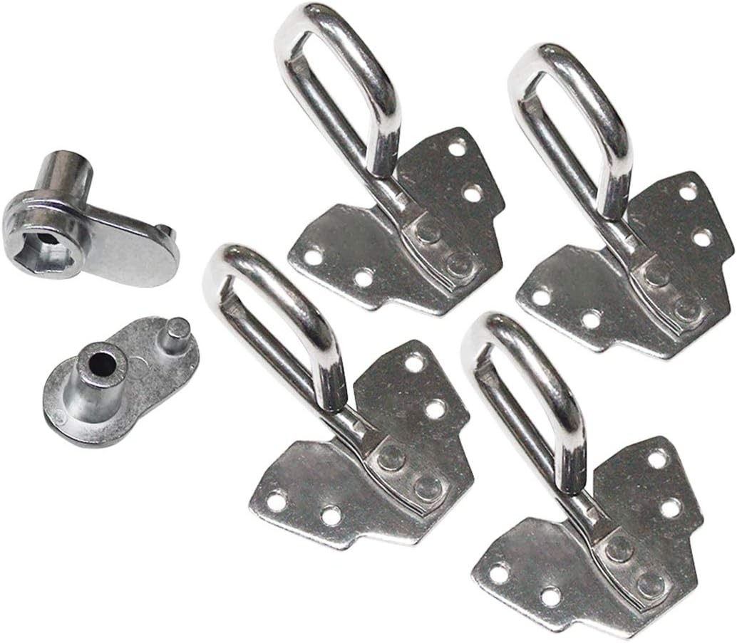 Saddlebag Hardware Kit Locks & Keys Saddlebag Hardware Latch Set Compatible w…